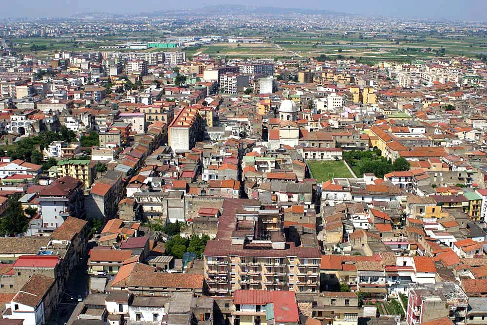 Photo showing: Panoramic view of Acerra, Napoli, Italy