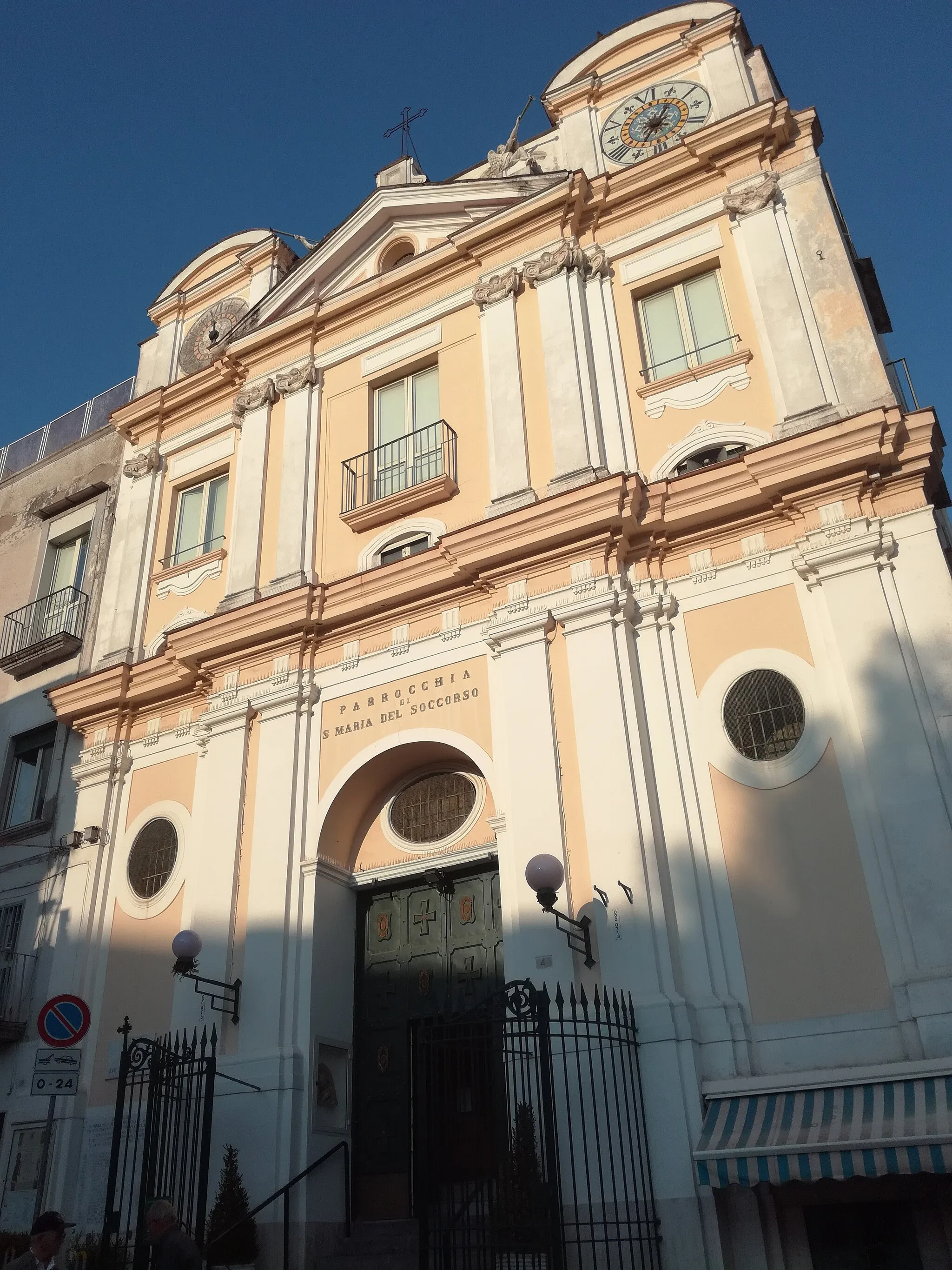 Photo showing: Churh of Santa Maria del Soccorso all'Arenella (Naples)