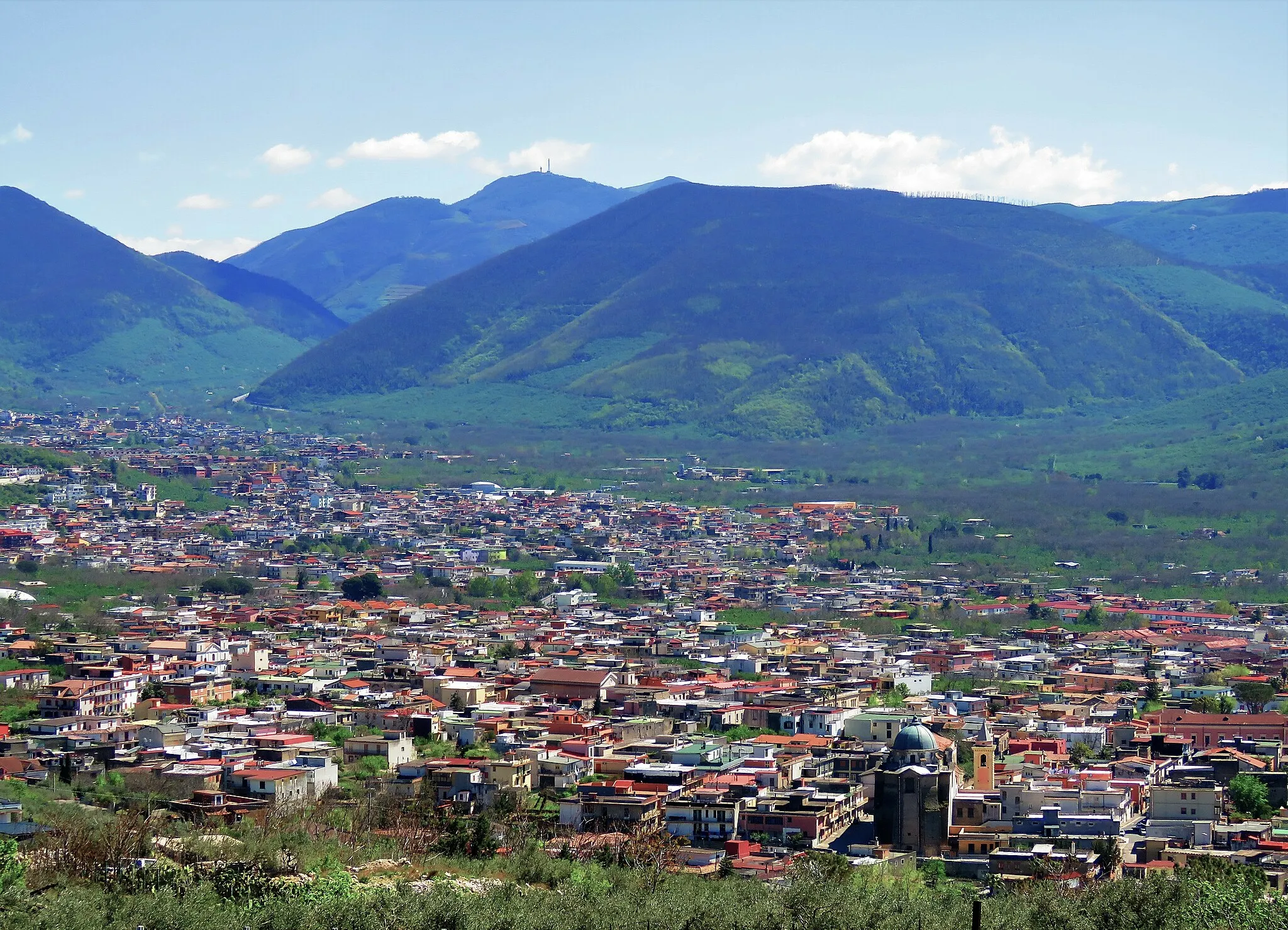 Photo showing: Panorama della città di Avella
