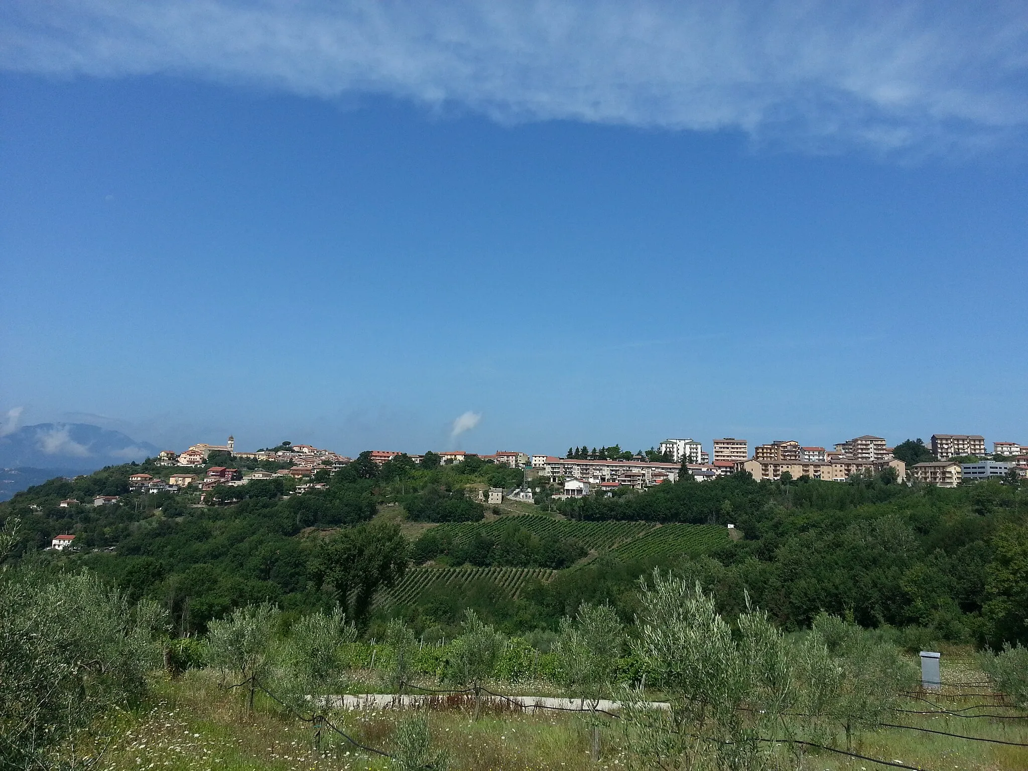 Photo showing: Panoramica di Montefalcione (Avellino)