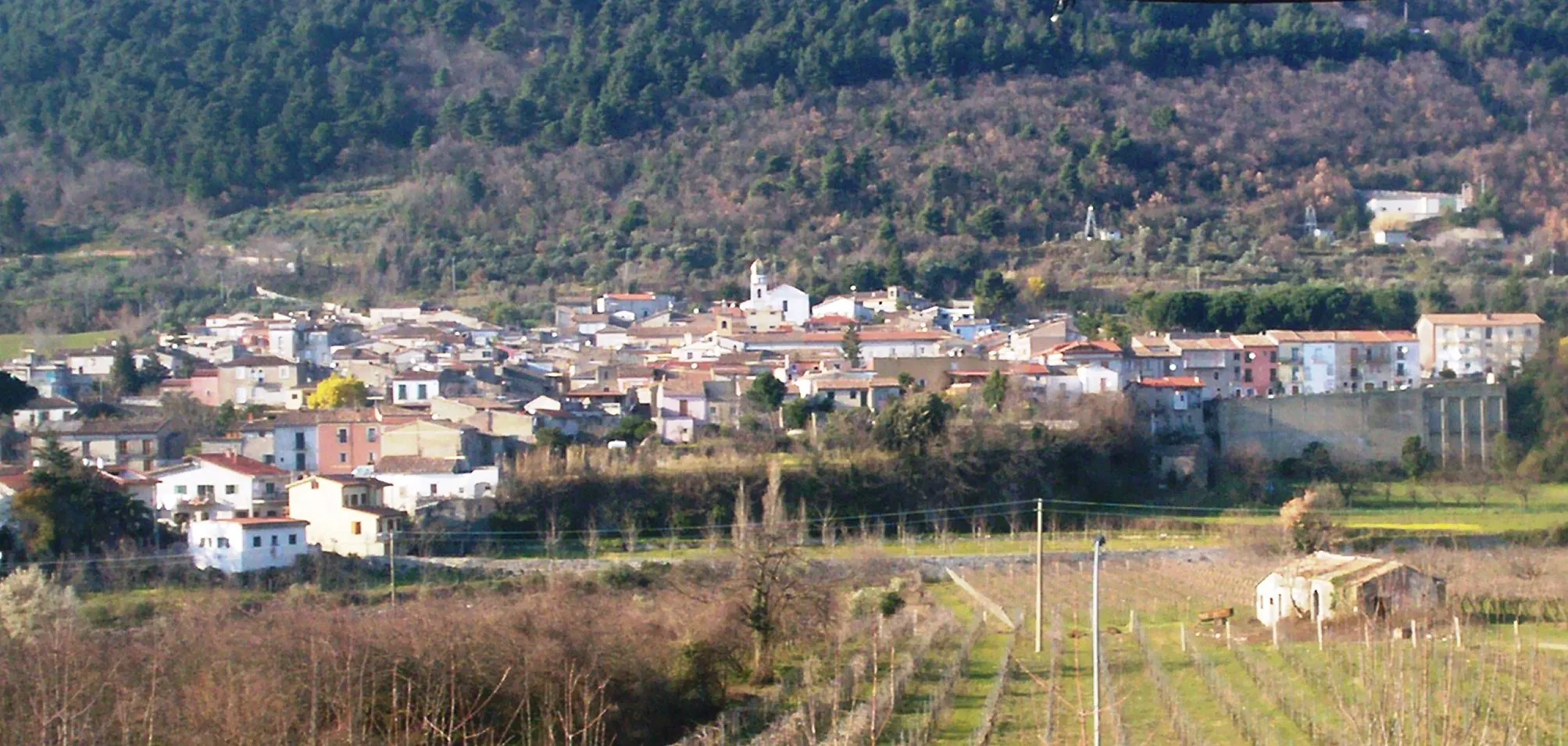 Photo showing: Panorama di San Lorenzello (Bn)