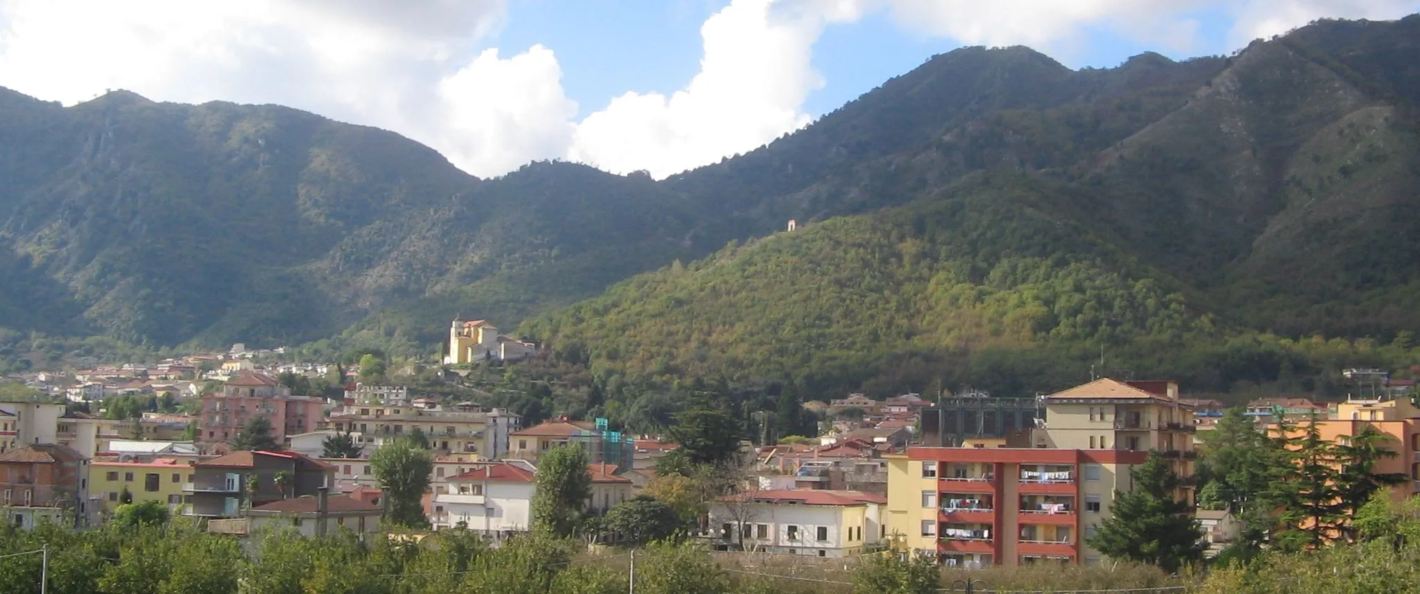 Photo showing: Panoramic view of Baronissi