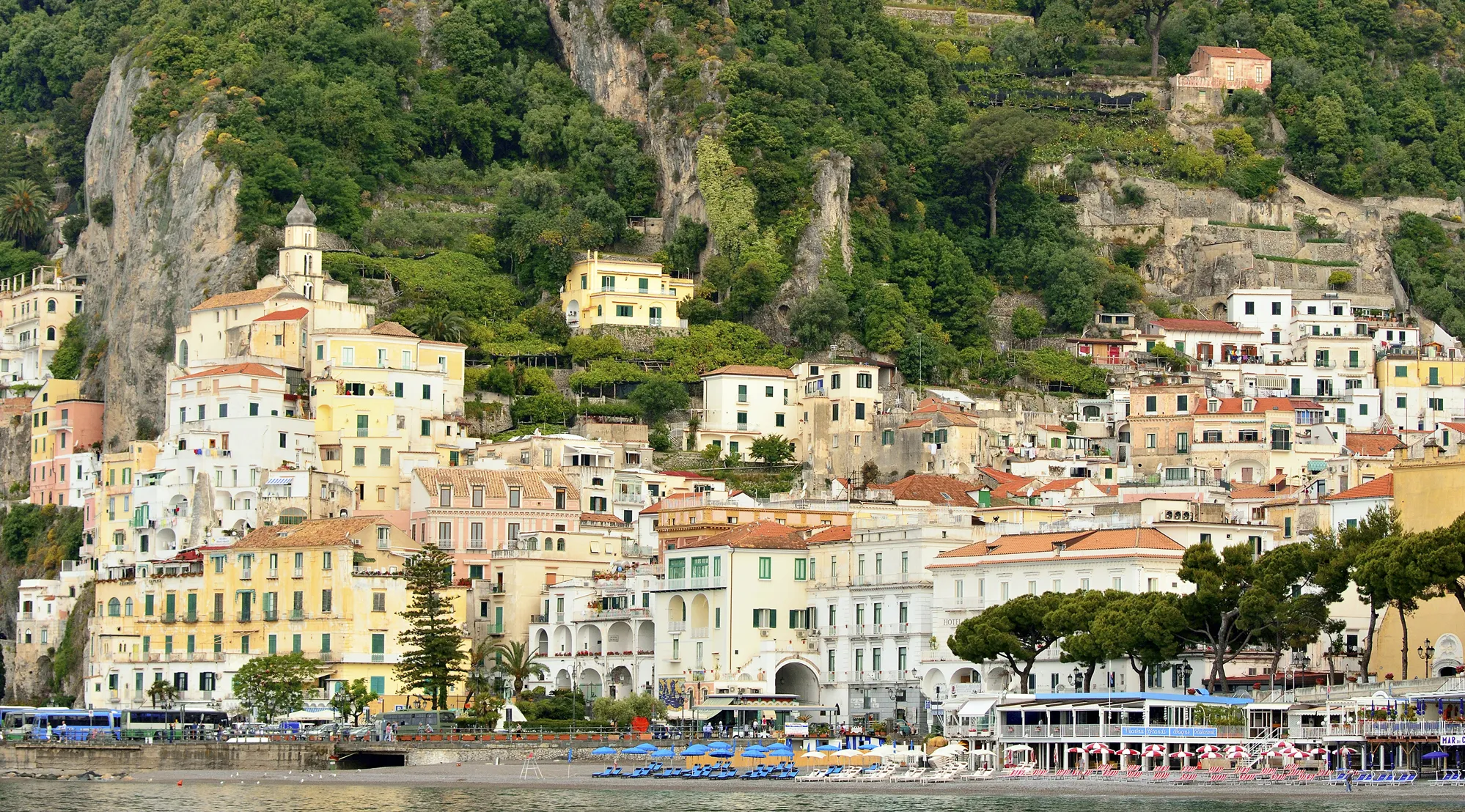 Photo showing: Amalfi Coast, Italy from a tour boat