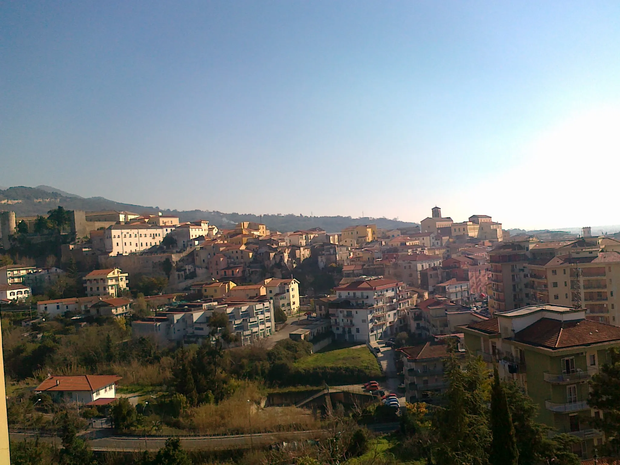 Photo showing: Panorama del centro storico di Eboli