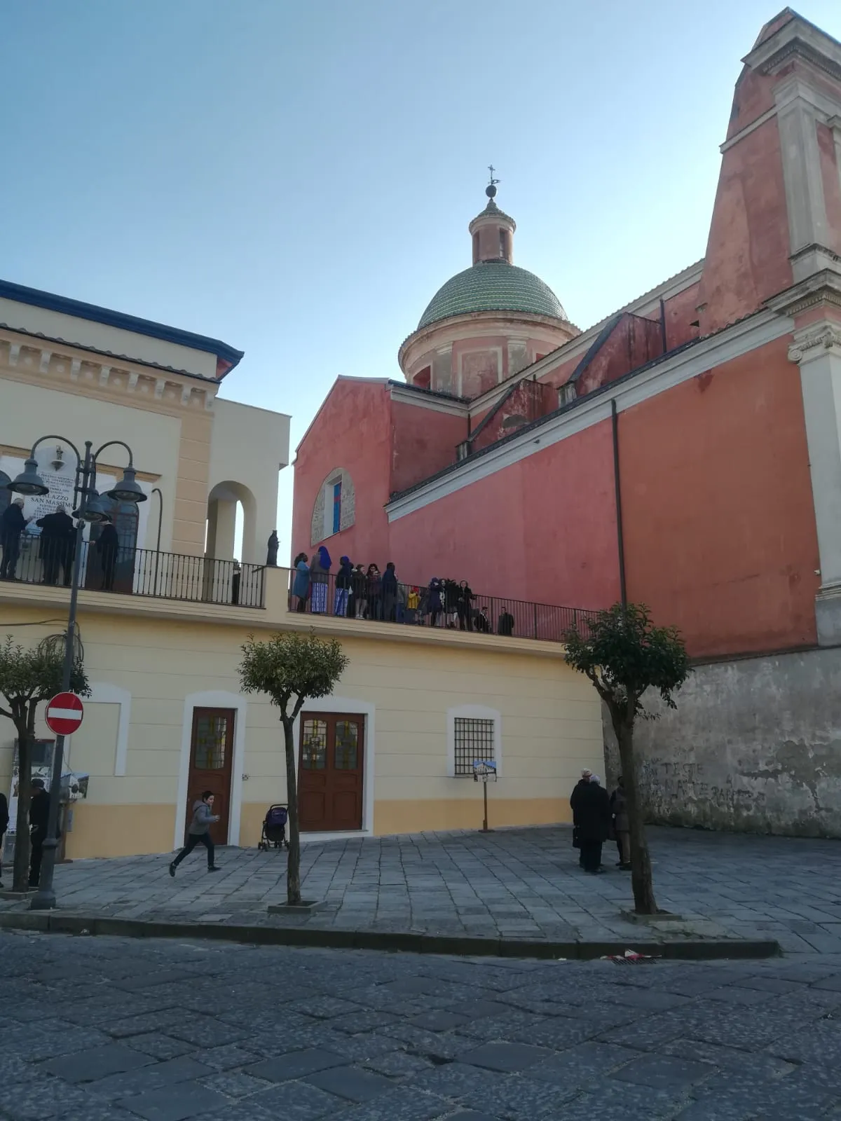 Photo showing: Foto Palazzo San Massimo, prospetto laterale