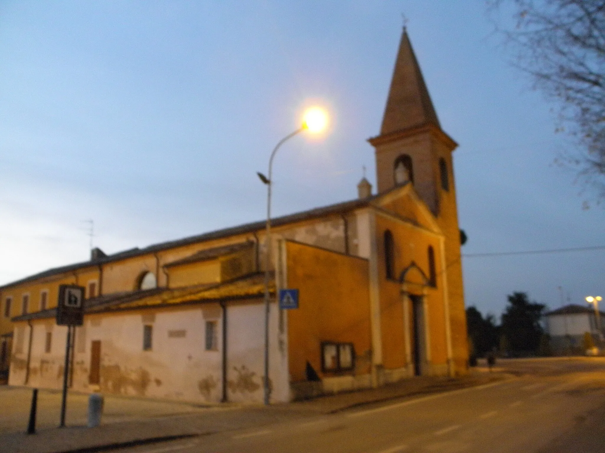 Photo showing: Masi San Giacomo, frazione di Masi Torello: la chiesa di San Giacomo Maggiore (XV secolo).