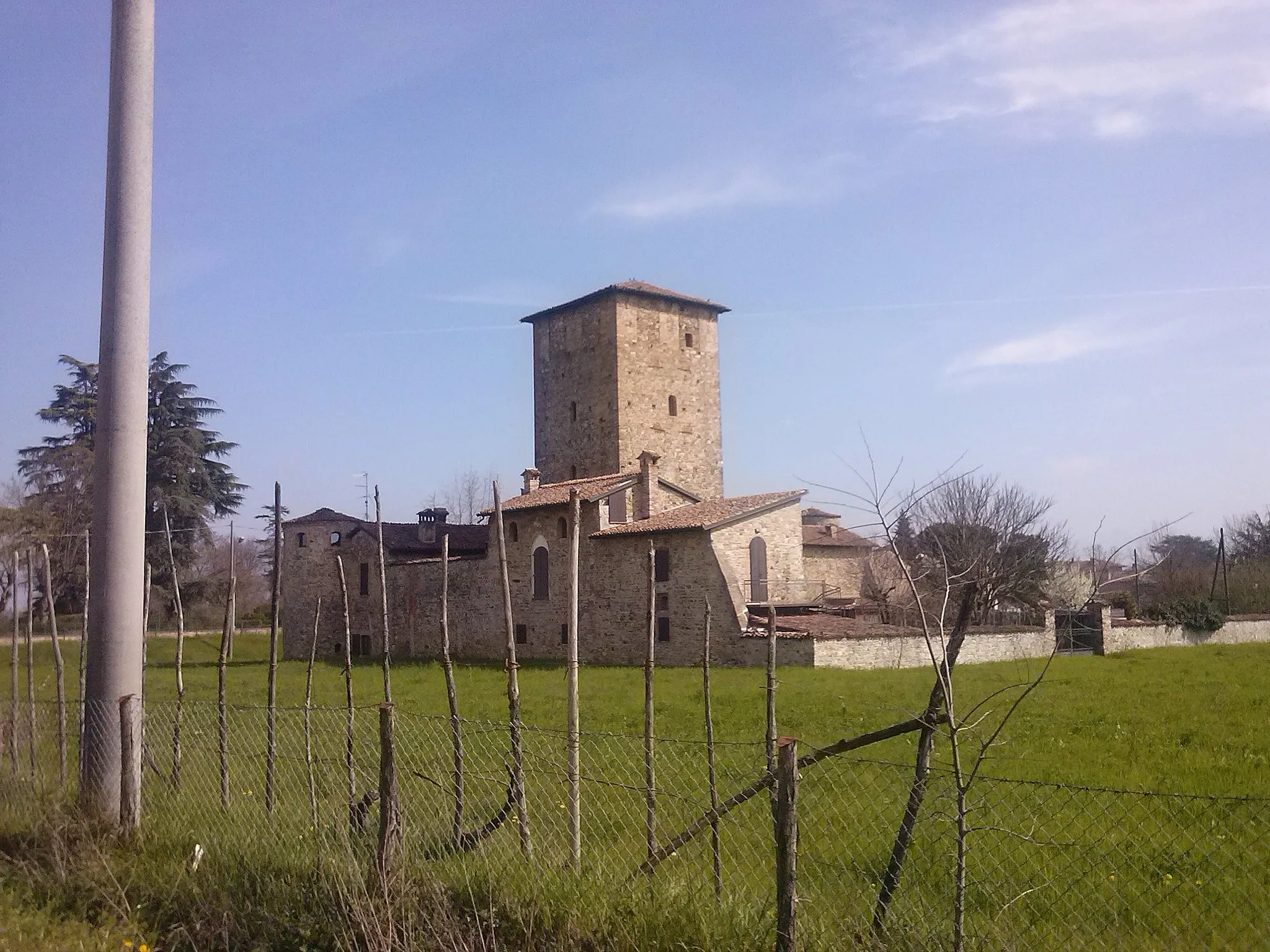 Photo showing: Castle of San Damiano, municipality of San Giorgio Piacentino (Piacenza, Italy)