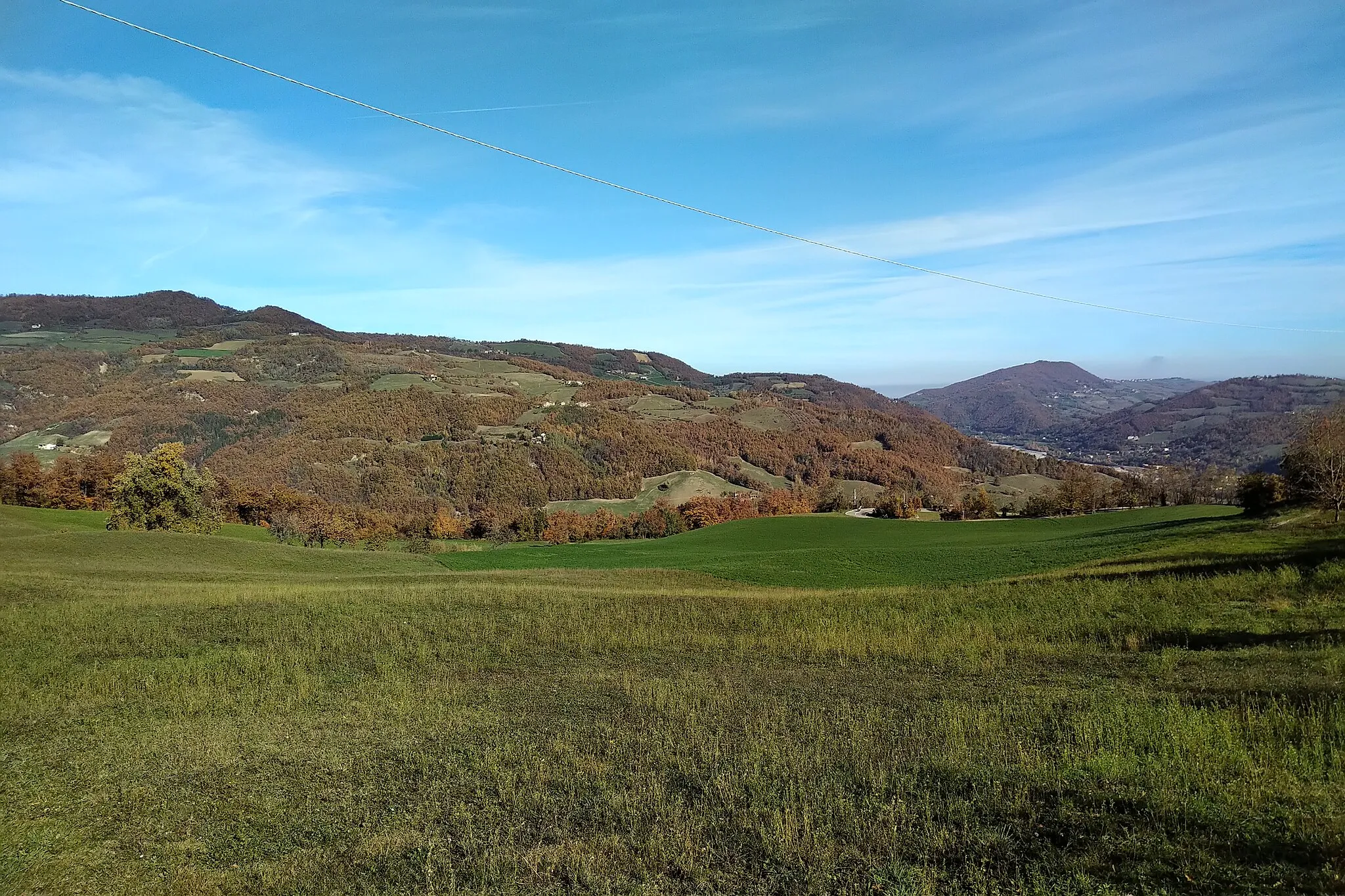 Photo showing: Salita tra Valnure e Valtrebbia