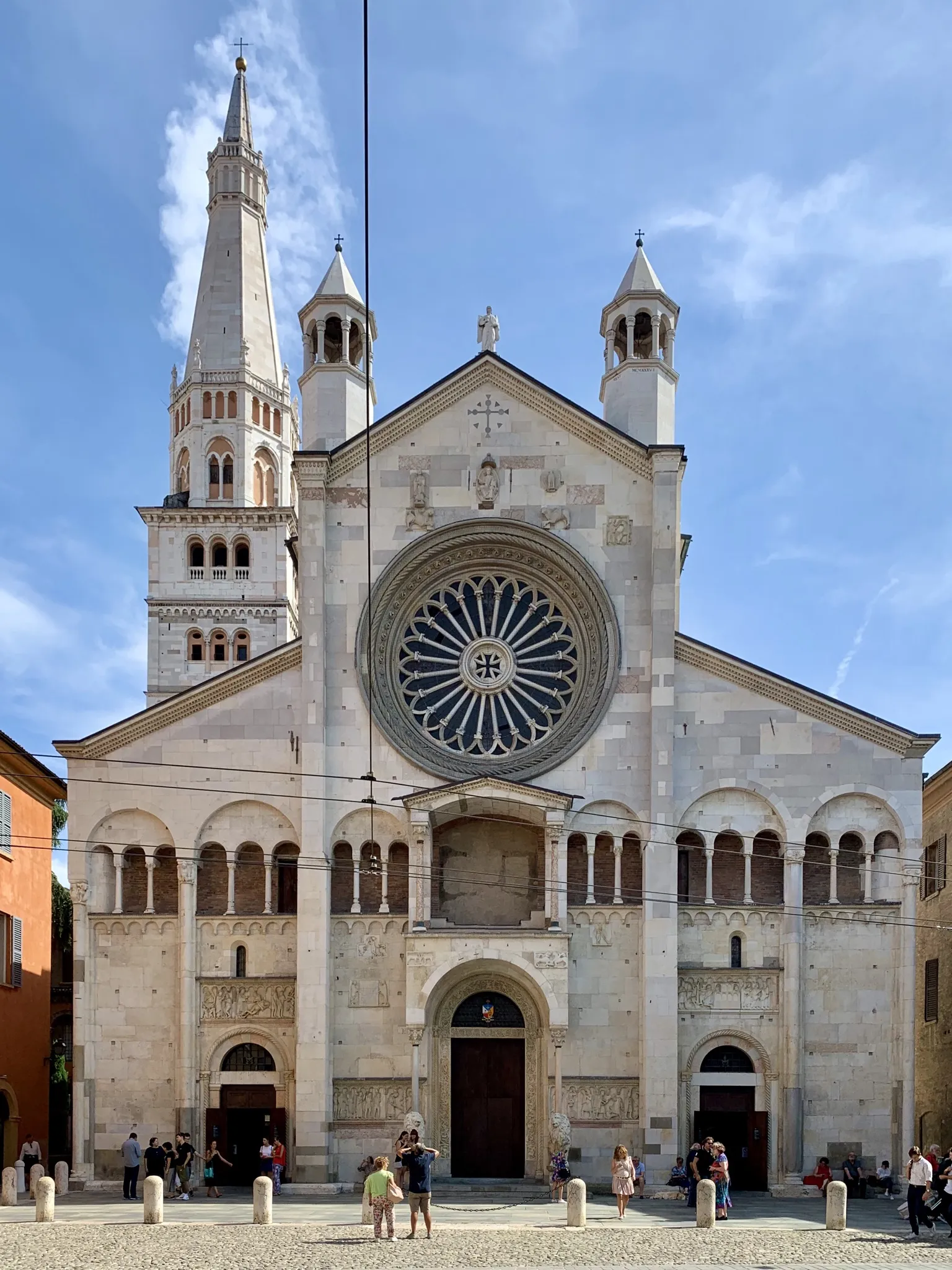 Photo showing: Modena Cathedral, Duomo (Modena) West facade