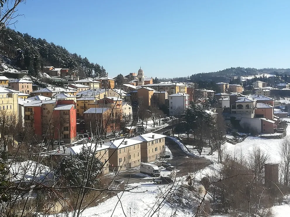 Photo showing: Loiano, panorama invernale