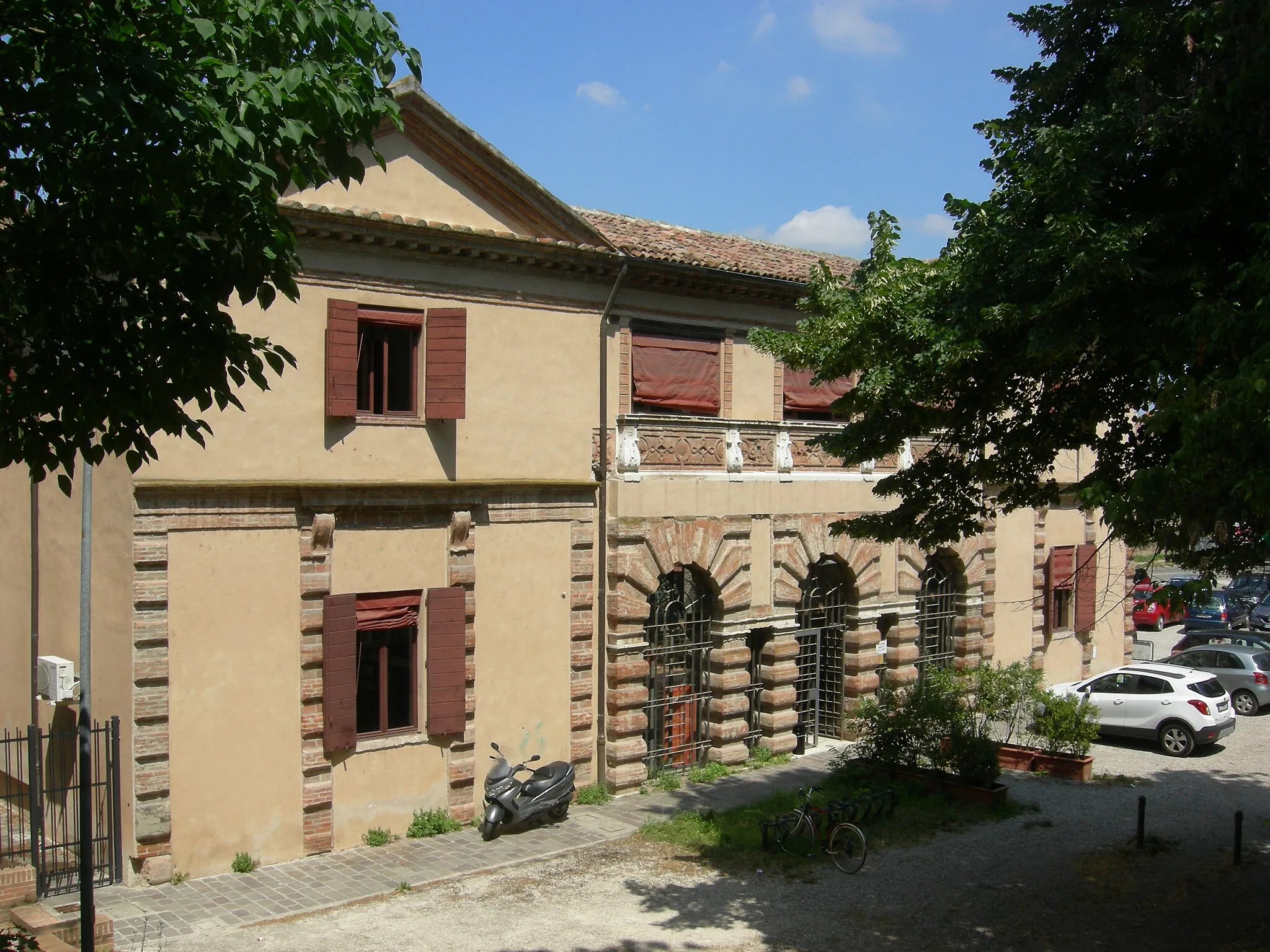 Photo showing: Facciata, Bagni ducali, Ferrara