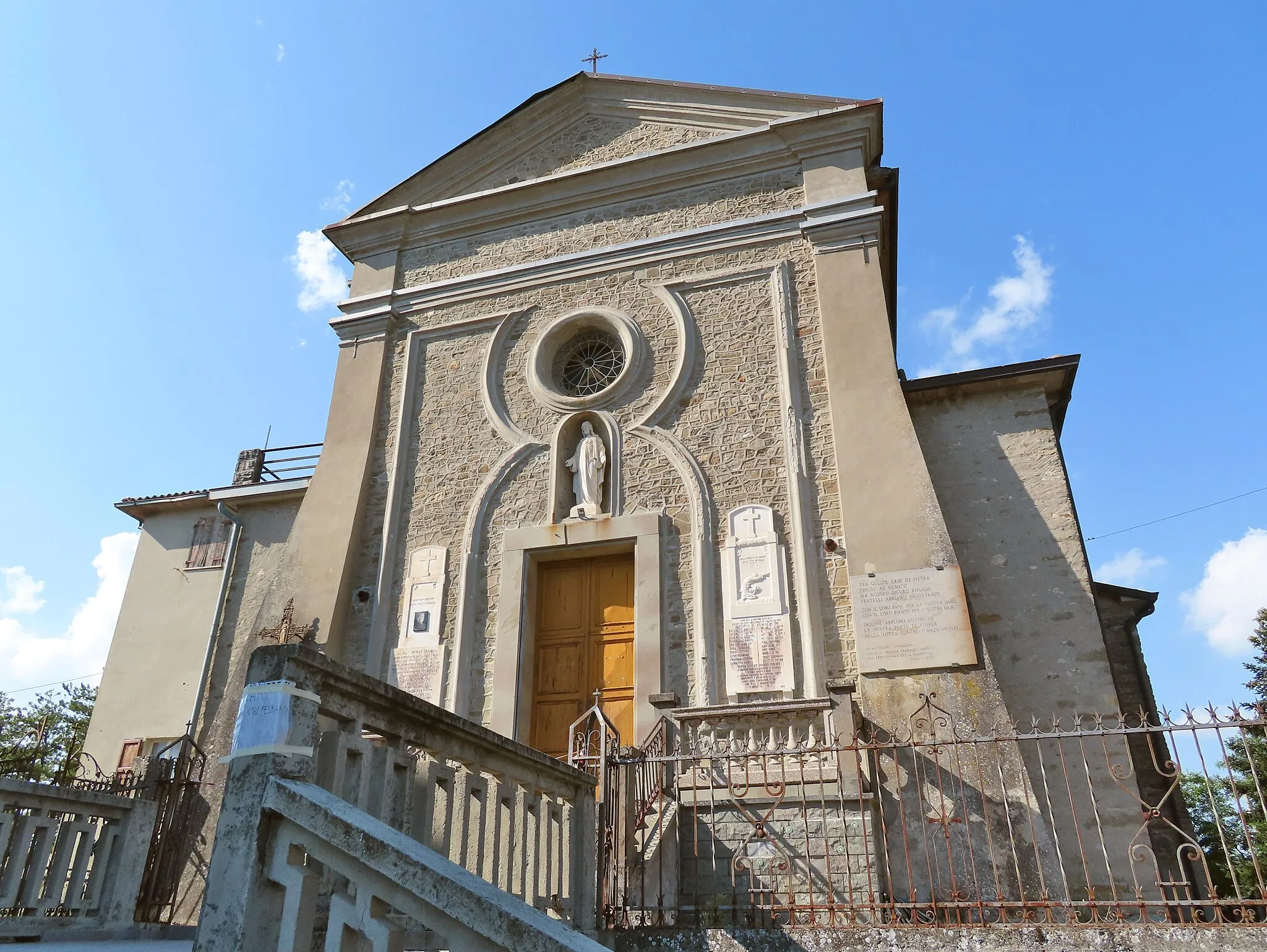 Photo showing: Facciata della chiesa di San Martino Vescovo