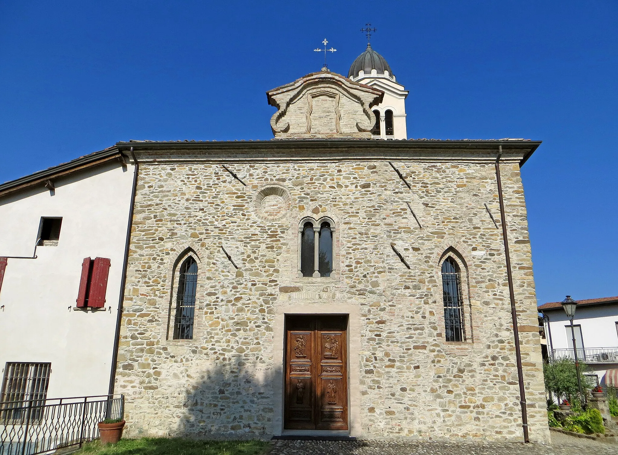 Photo showing: Chiesa di San Michele Arcangelo (Lesignano de' Bagni) - facciata