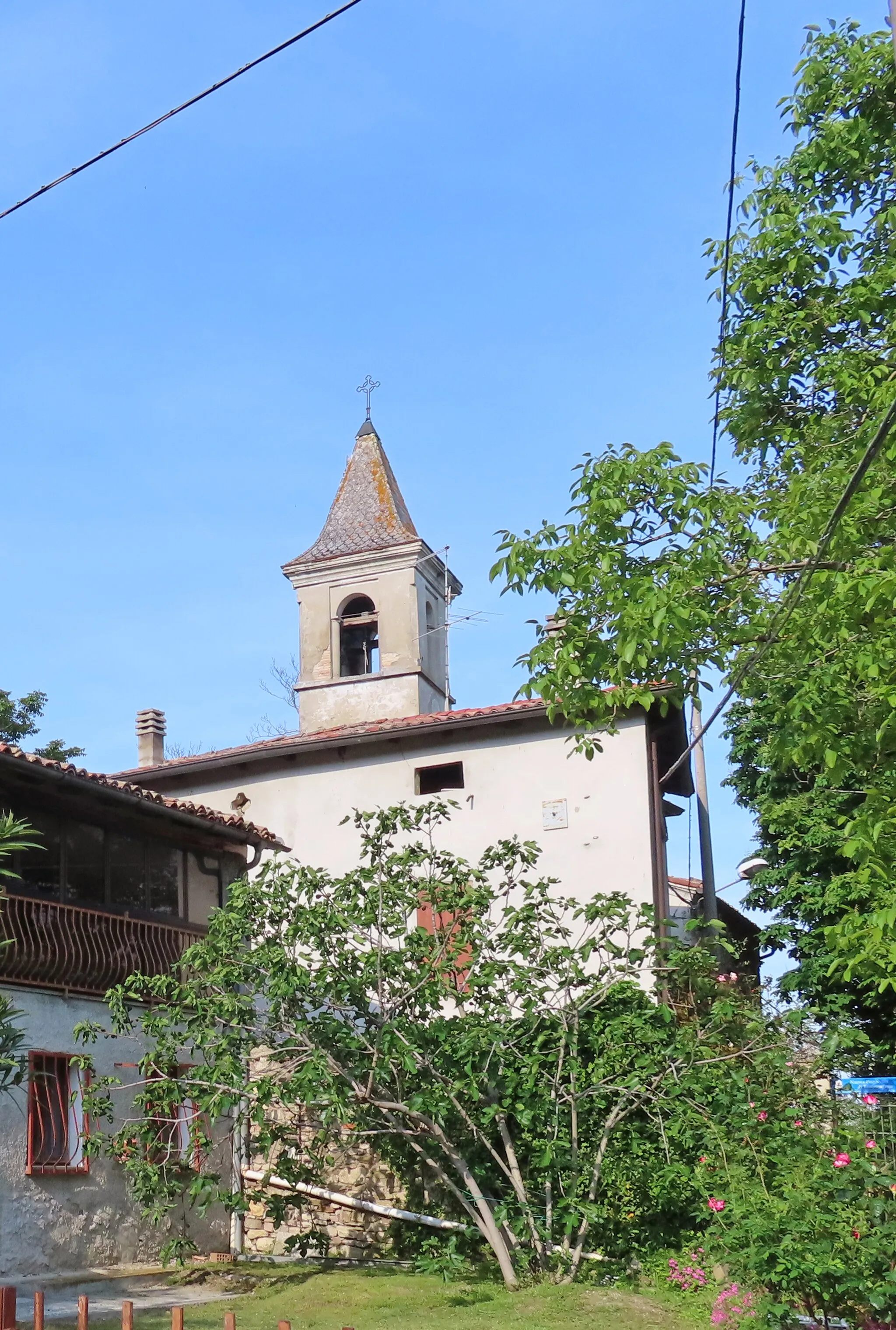 Photo showing: Campanile della chiesa di Santo Stefano