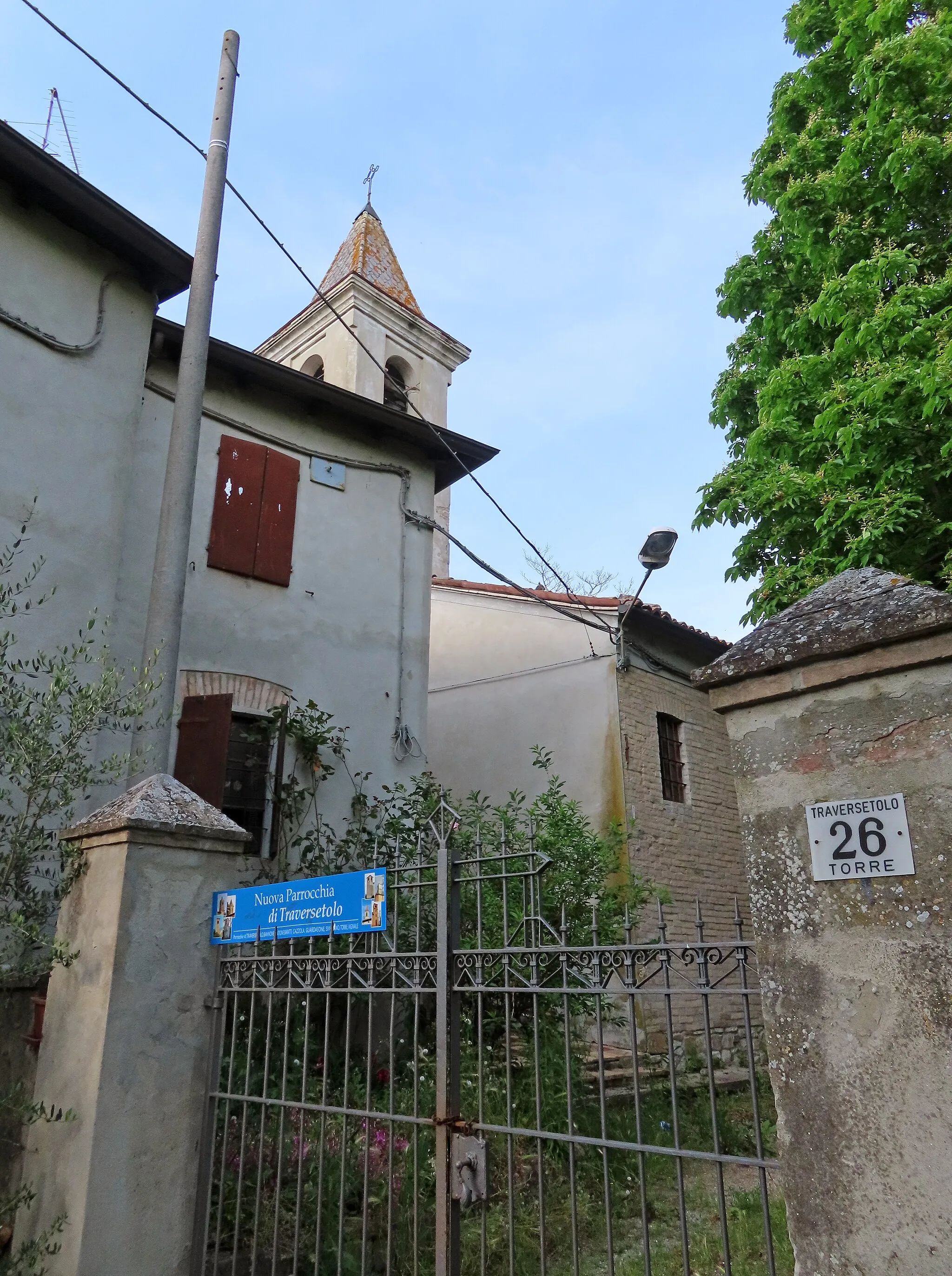 Photo showing: Campanile della chiesa di Santo Stefano