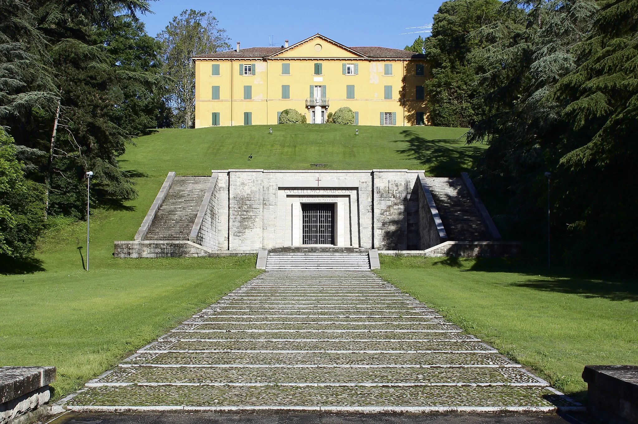 Photo showing: Villa Griffone, Pontecchio Marconi, Borgonuovo-Pontecchio, village of Sasso Marconi, metropolitan city of Bologna, Emilia-Romagna, Italy