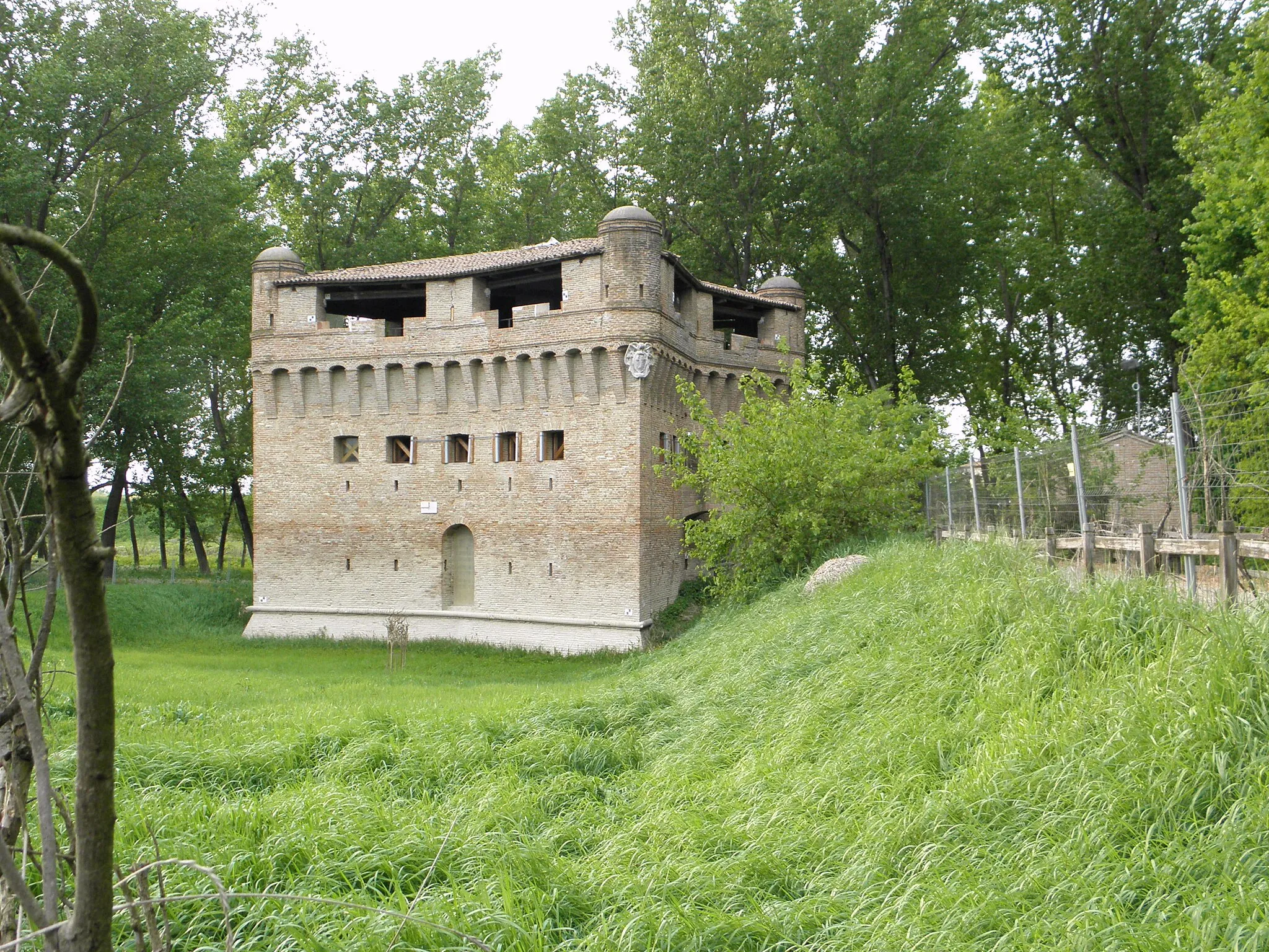 Photo showing: Stellata, frazione di Bondeno: Rocca Possente.