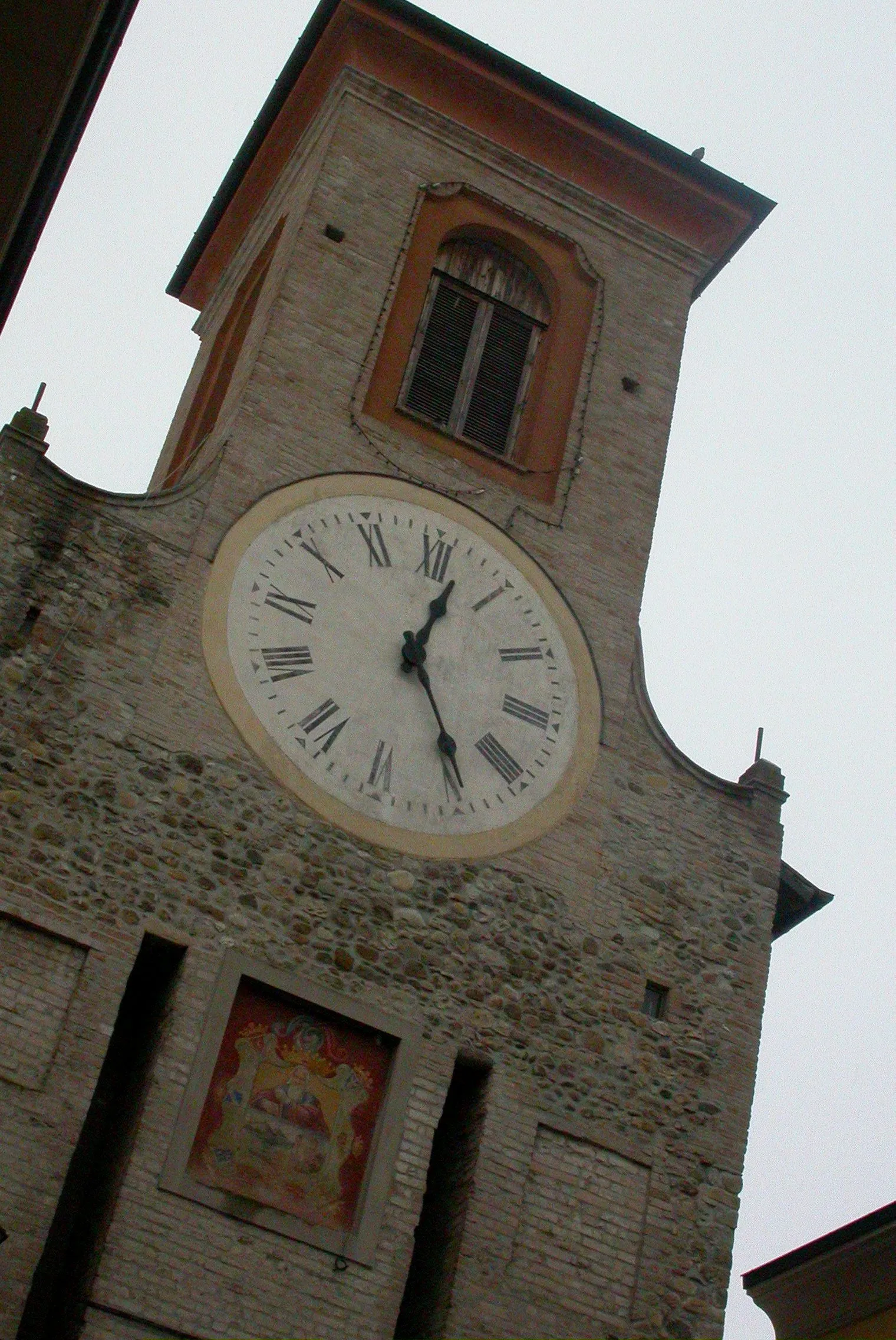 Photo showing: Description: Clock tower of San Polo d'Enza