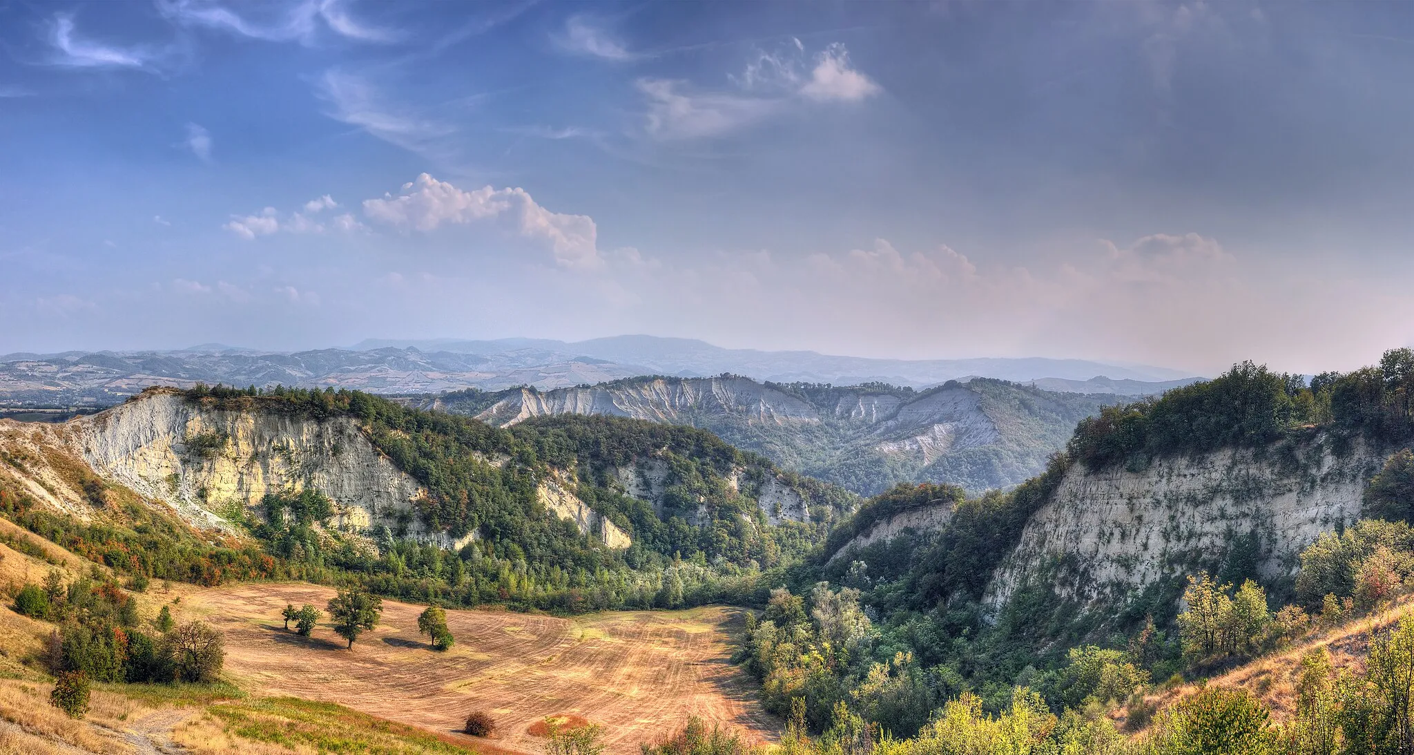 Photo showing: Badlands in Castellarano, Province of Reggio nell'Emilia, Italy.