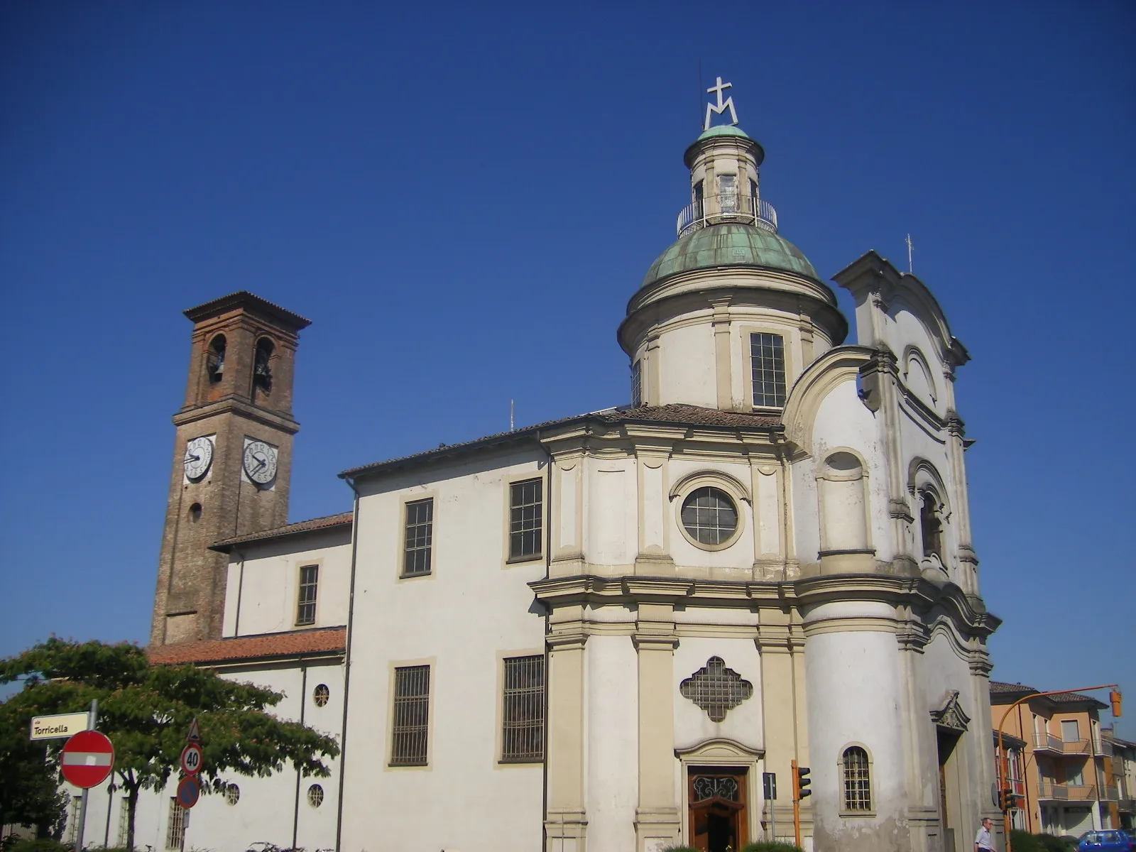 Photo showing: Santuario Beata Vergine del Carmelo Roveleto di Cadeo (PC)    (Prima della ristrutturazione del 2009)