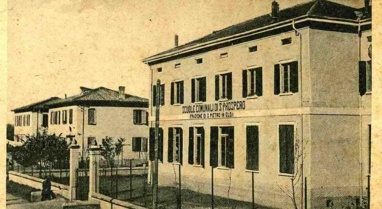 Photo showing: Scuole comunali di S. Prospero - Frazione di S. Pietro in Elda