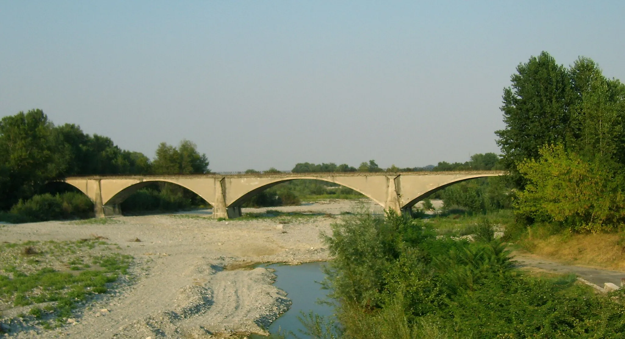 Photo showing: Old railway bridge in Ponte dell'Olio (PC), Italy