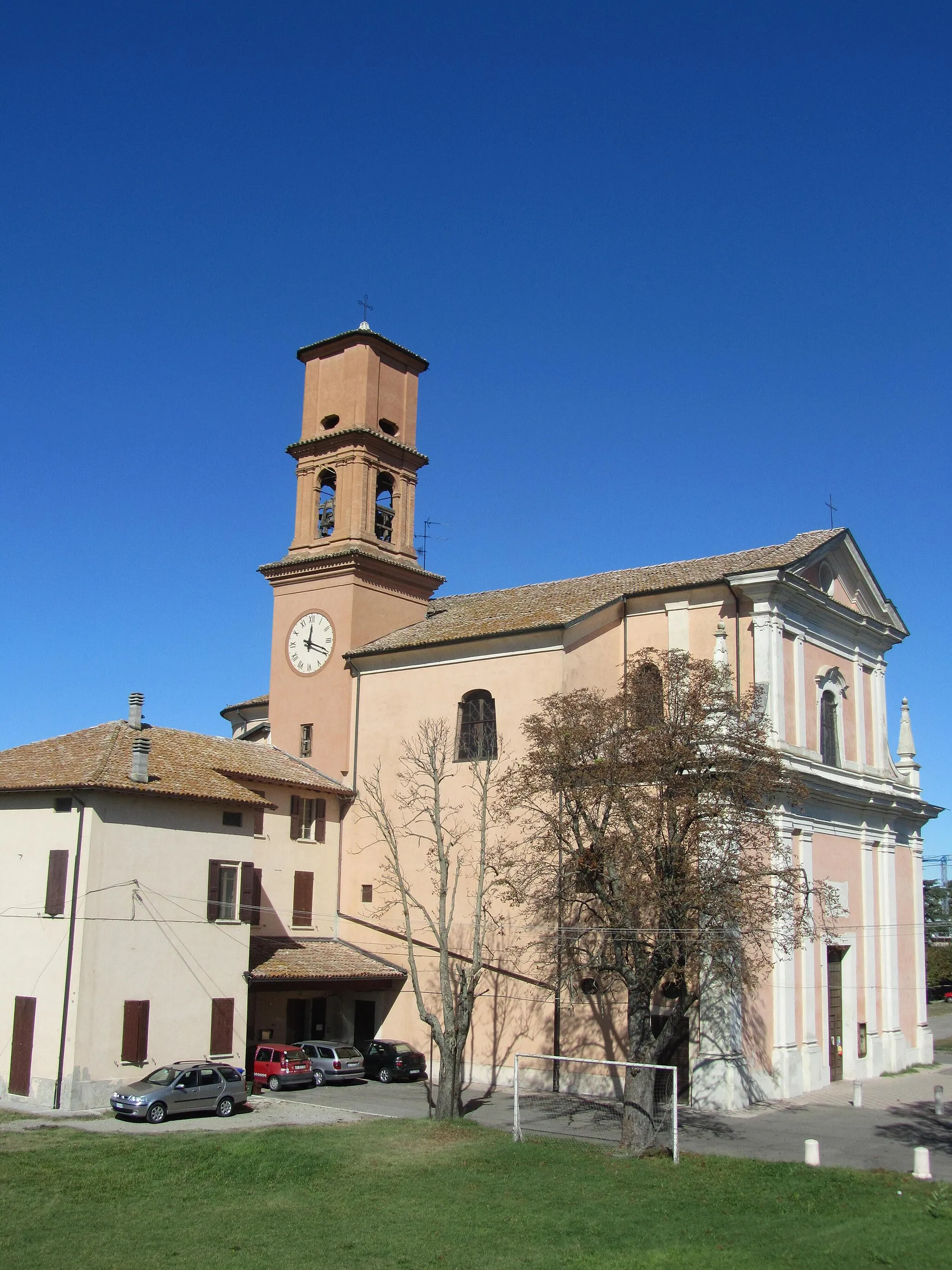 Photo showing: Veduta della chiesa di Villa Masone, provincia di Reggio Emilia.