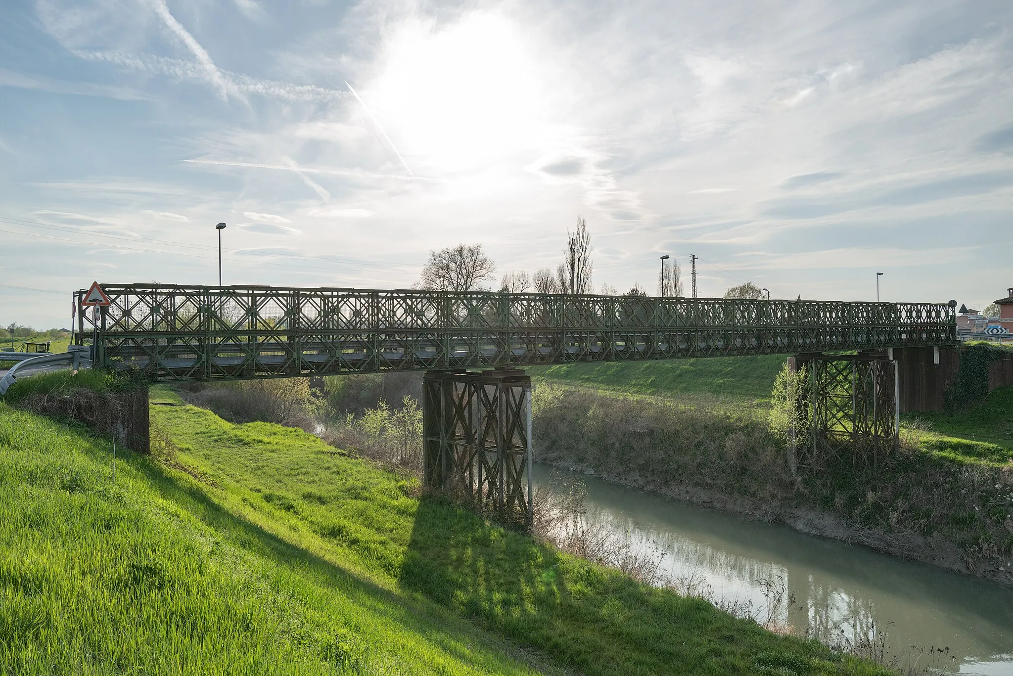 Photo showing: Ponte Bailey tra Solara e Stuffione - Ravarino, Modena, Italia