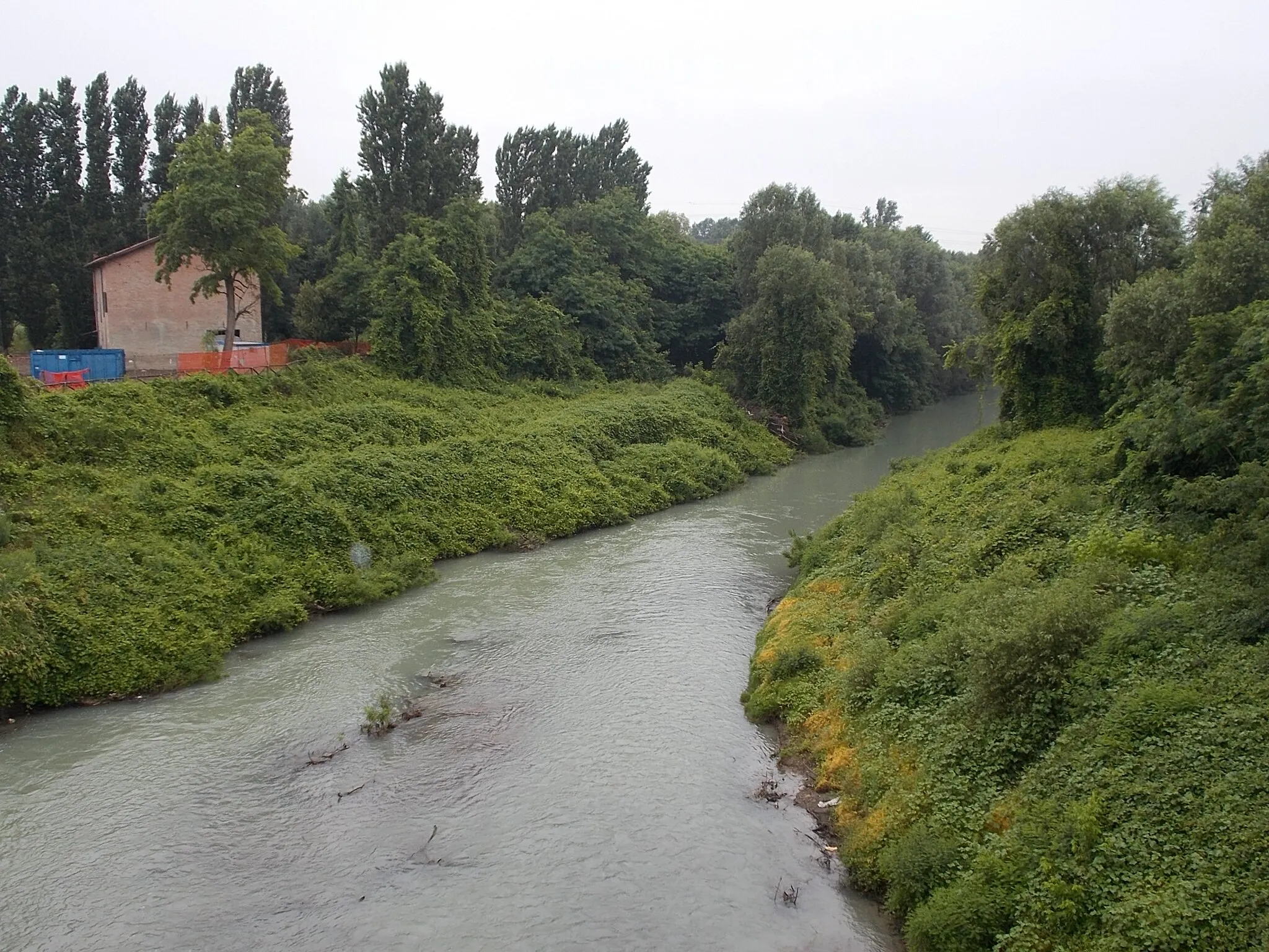 Photo showing: Modena - a Panaro-folyó (Ponte di Sant’Ambrogio)