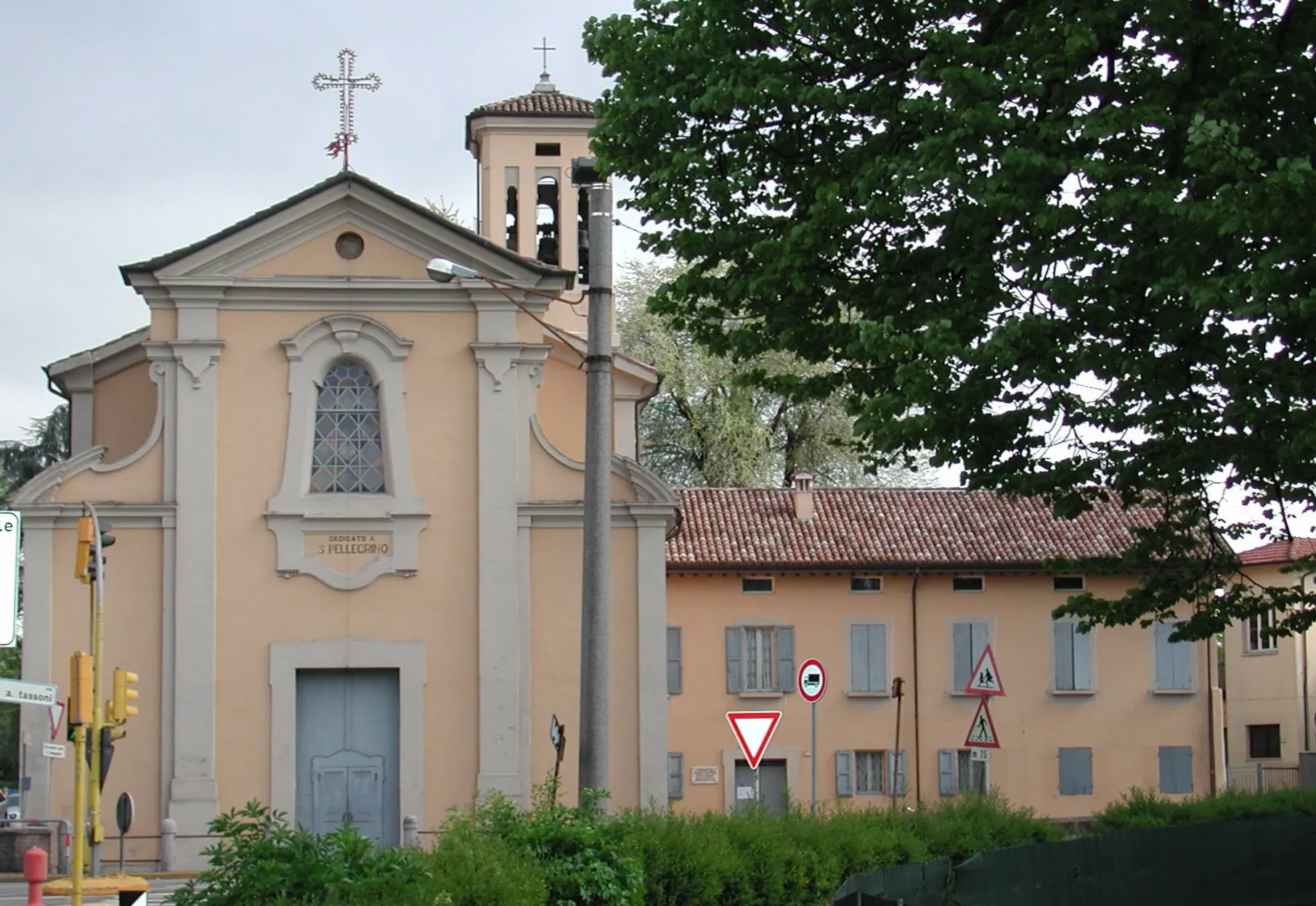 Photo showing: San Pellegrino (già frazione di), Reggio Emilia: la chiesa parrocchiale di San Pellegrino.