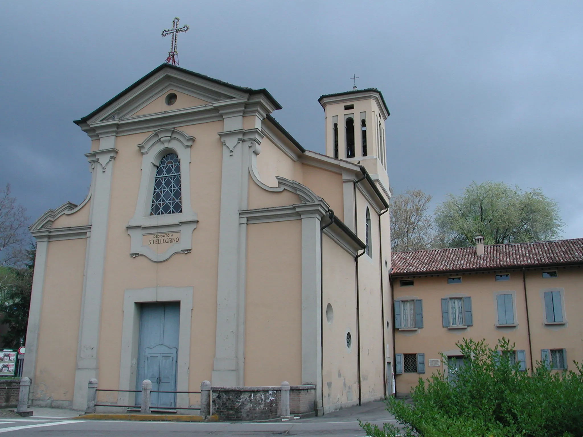 Photo showing: Rivalta, (San Pellegrino, già frazione), Reggio Emilia: la chiesa parrocchiale di San Pellegrino.