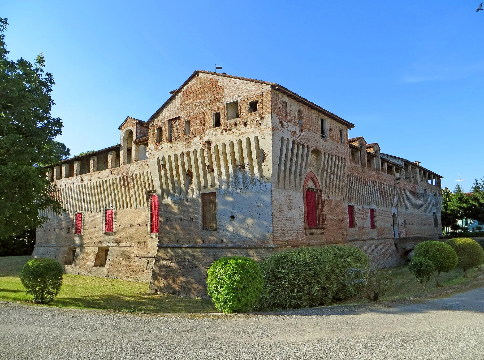 Photo showing: Rocca dei Rossi (Roccabianca) - facciata e lato sud