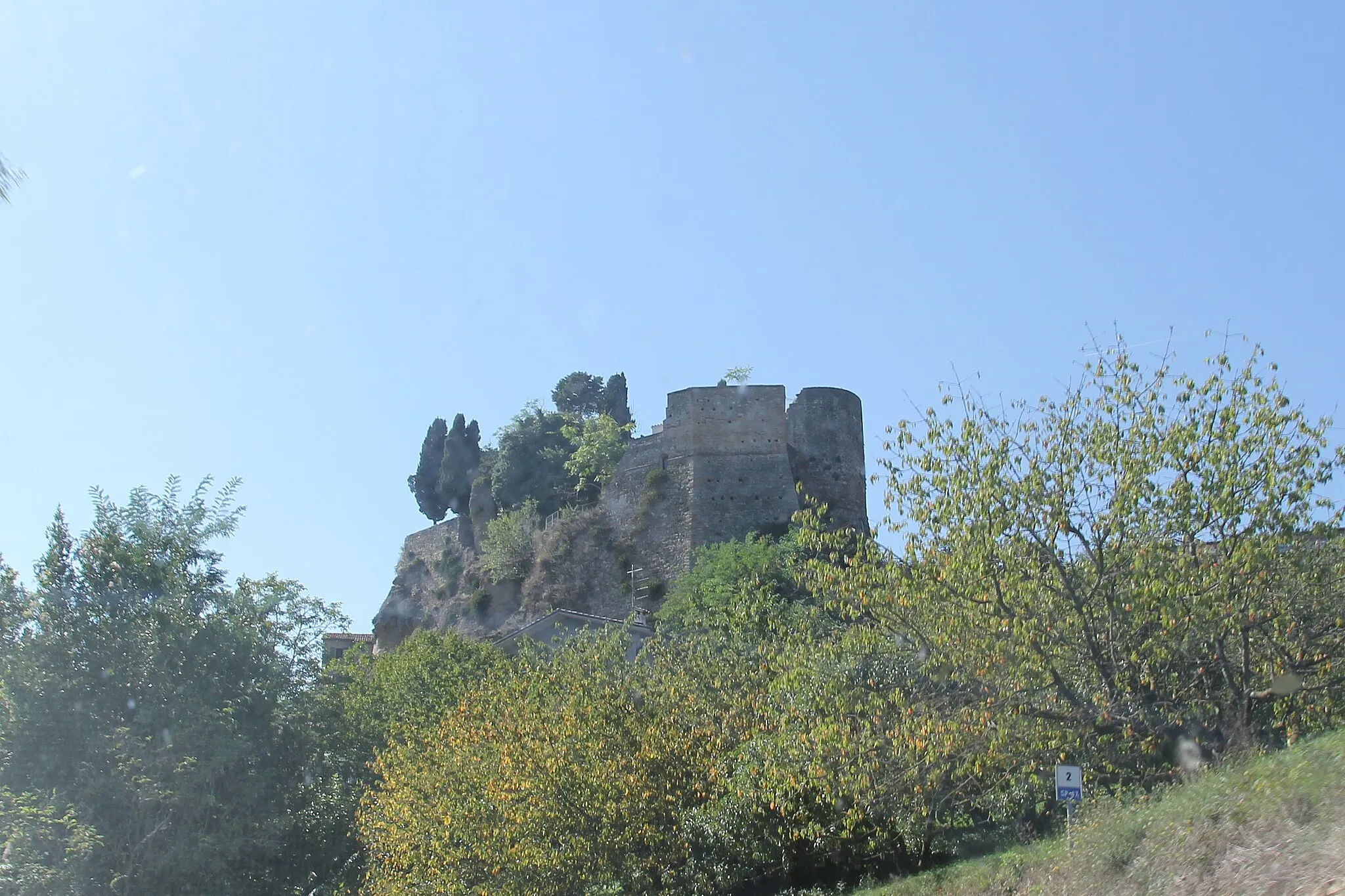 Photo showing: Predappio Alta,  rocca medievale