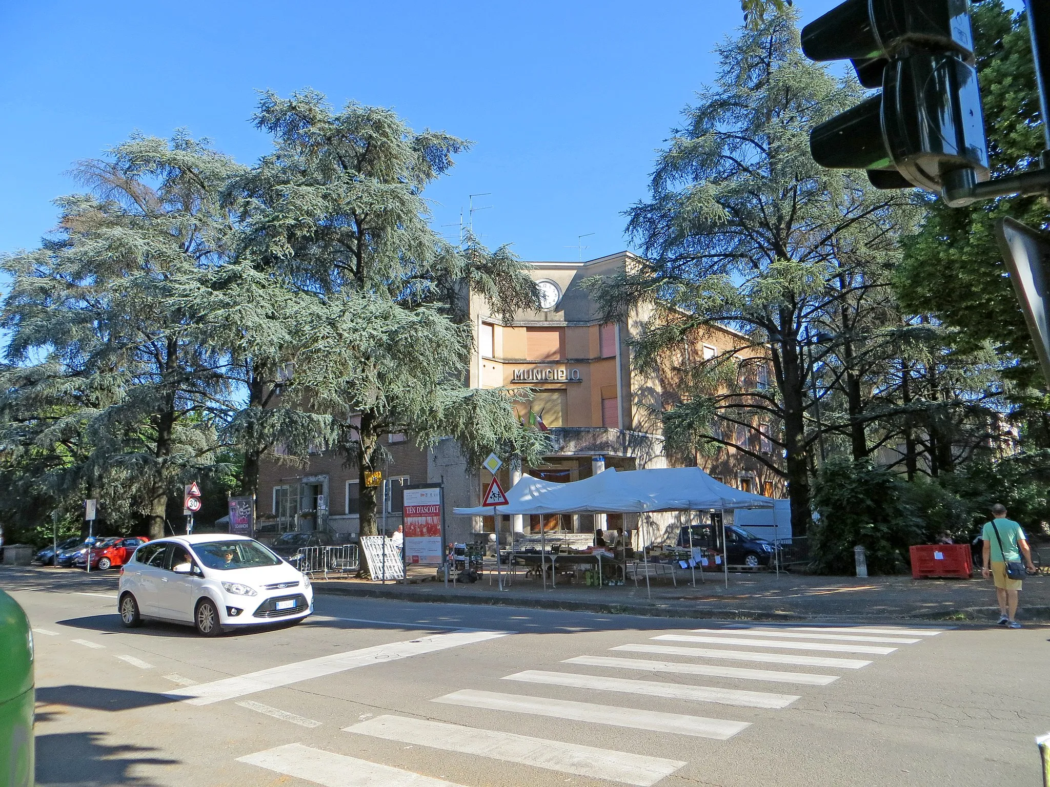Photo showing: Ex municipio (Corcagnano, Parma) - facciata