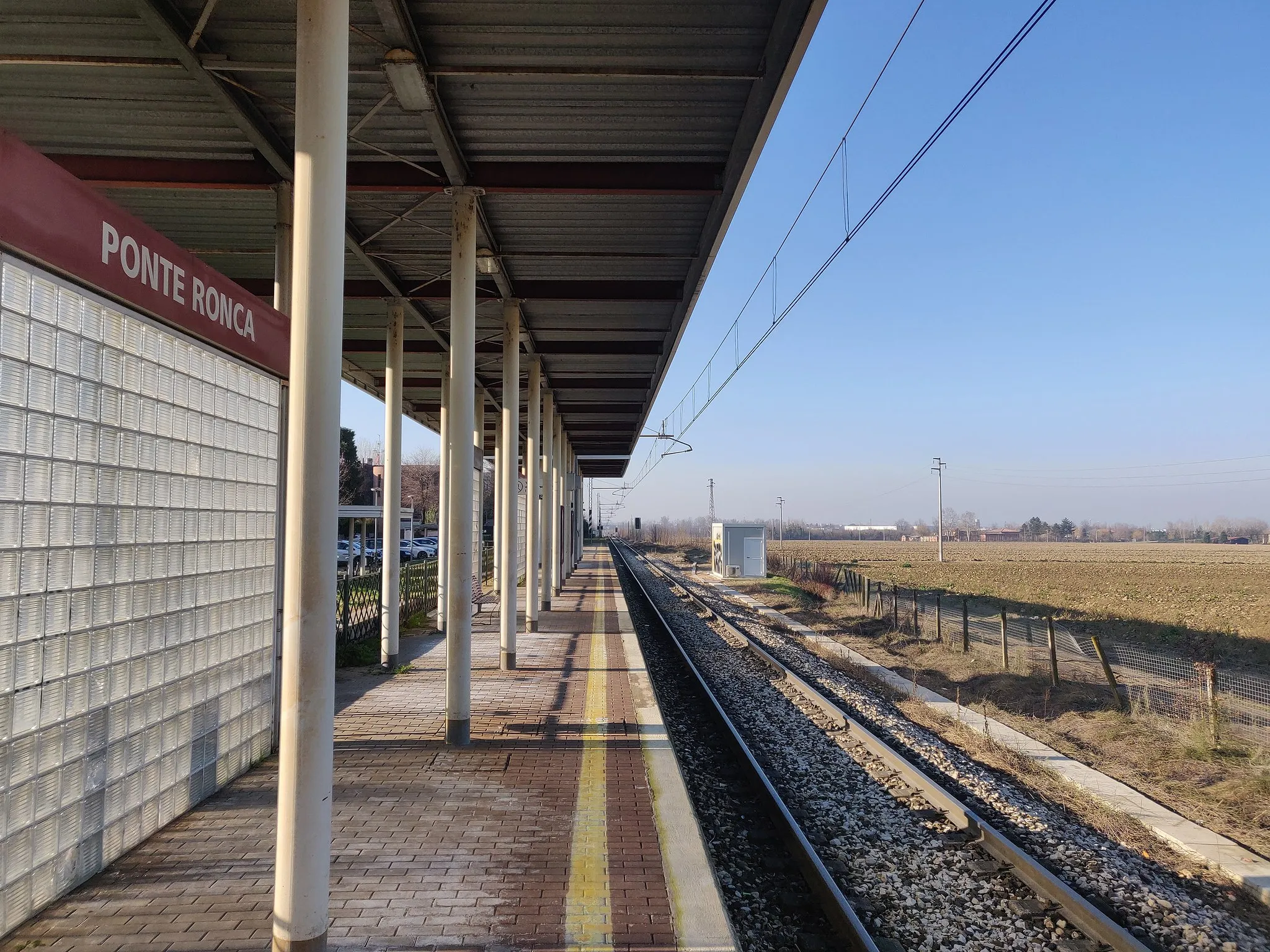 Photo showing: Stazione ferroviaria di Ponte Ronca.