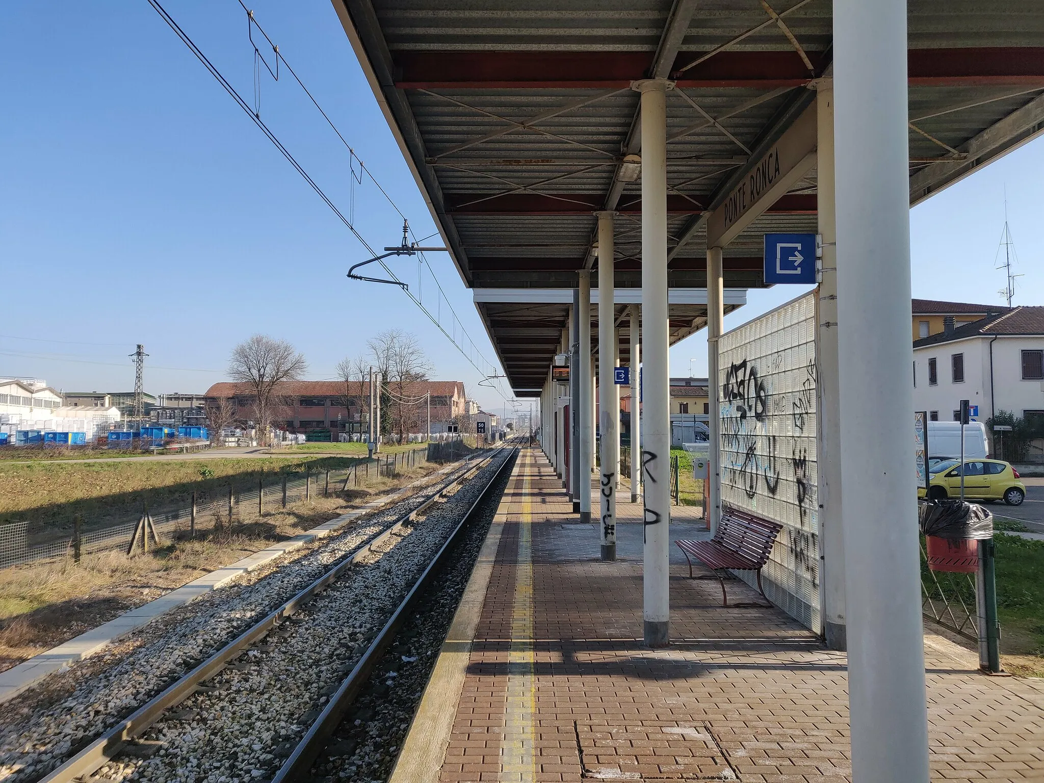 Photo showing: Stazione ferroviaria di Ponte Ronca.