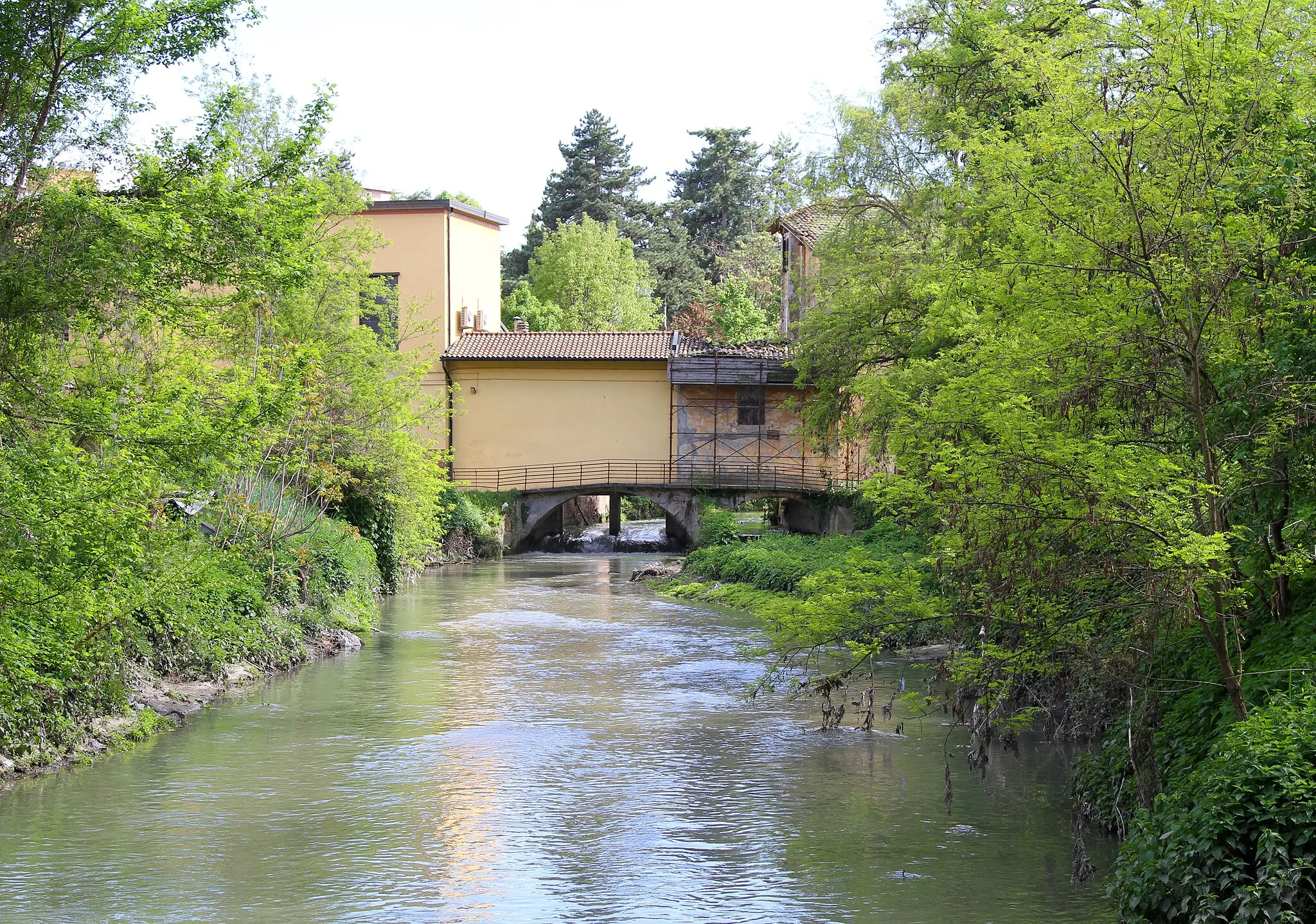 Photo showing: Canale Navile: Sostegno di Corticella