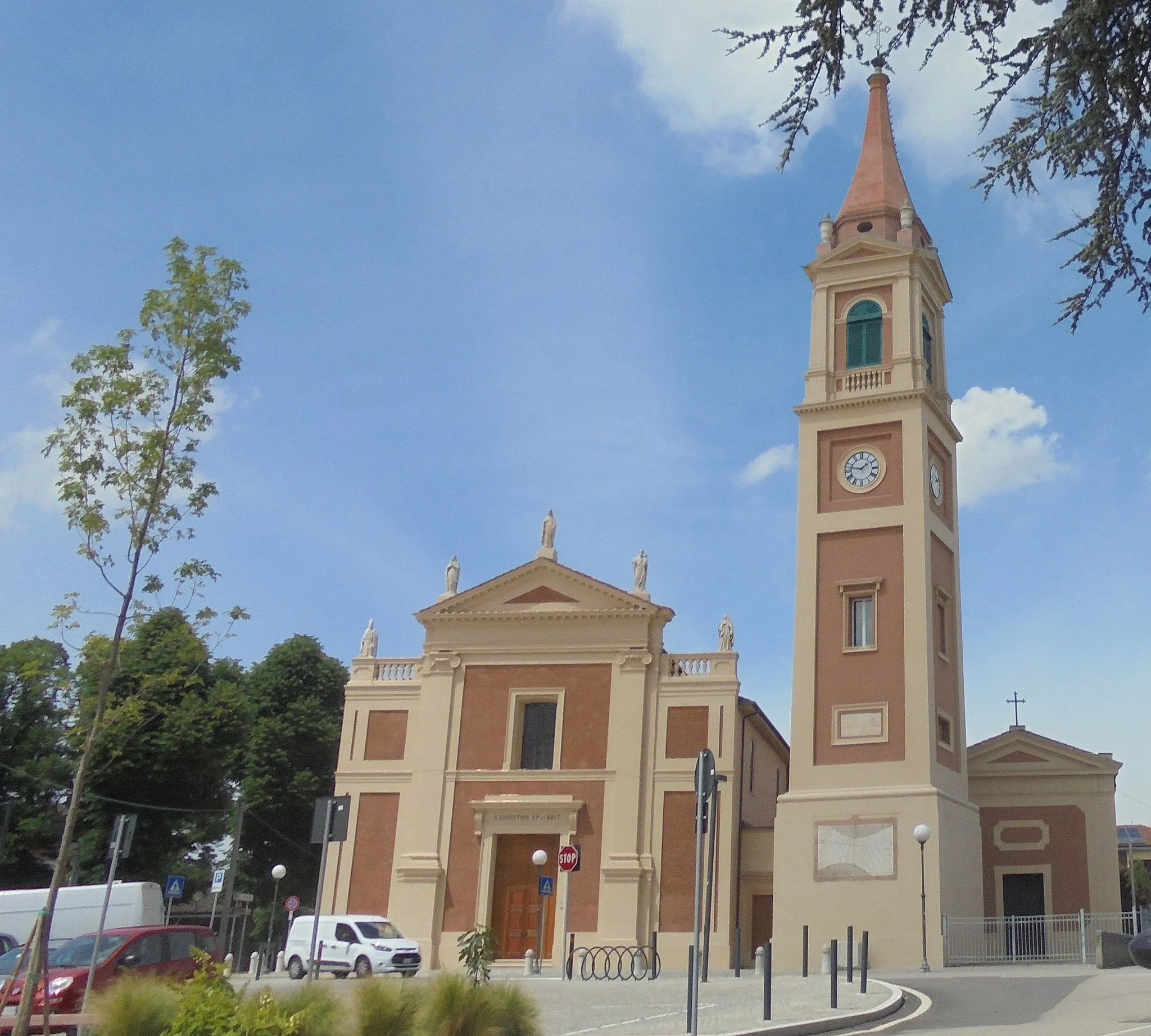 Photo showing: Chiesa parrocchiale di Sant'Agostino (Terre del Reno), in provincia di Ferrara, in Italia, nel 2021.