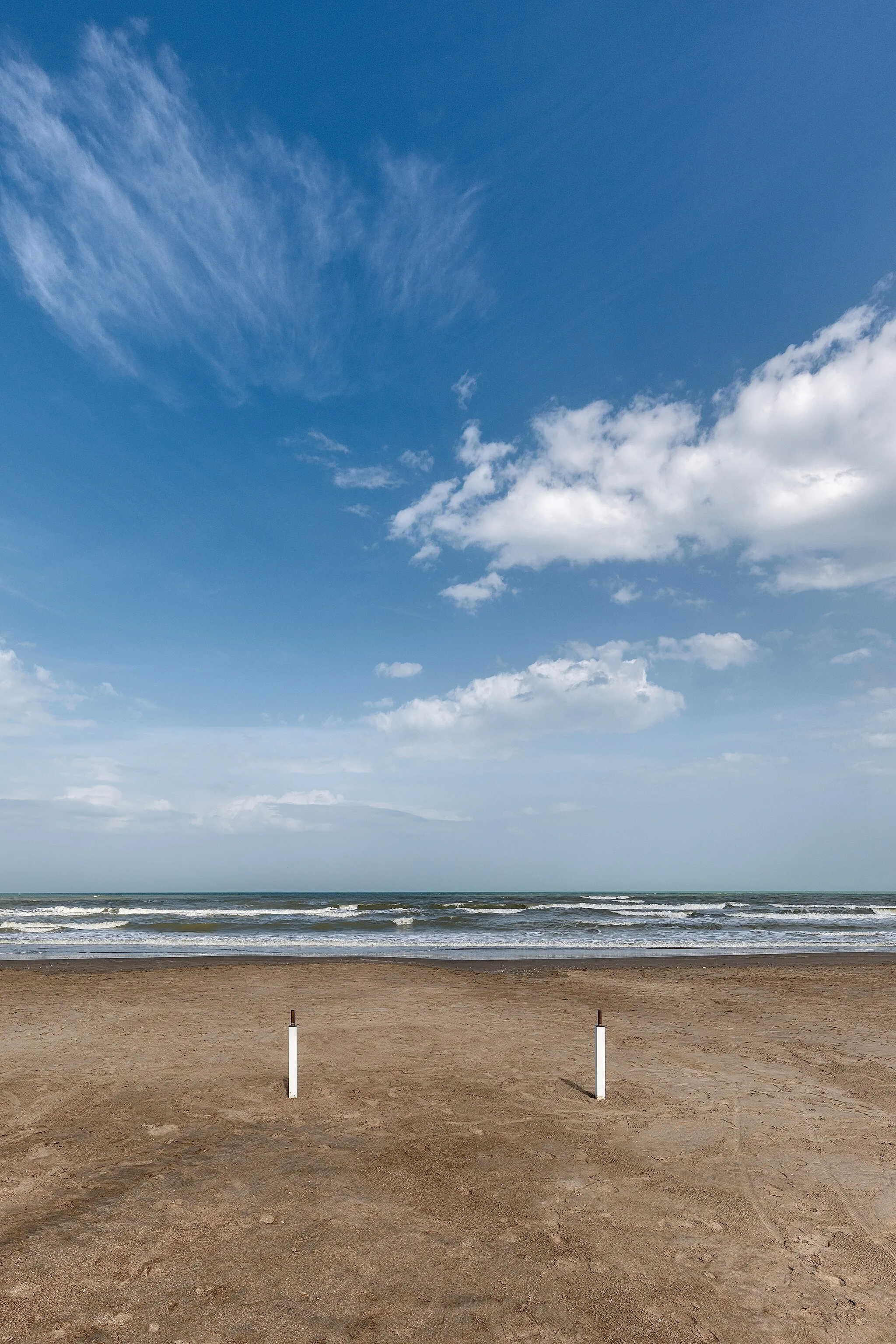 Photo showing: Spiaggia - Milano Marittima, Cervia, Ravenna, Italia