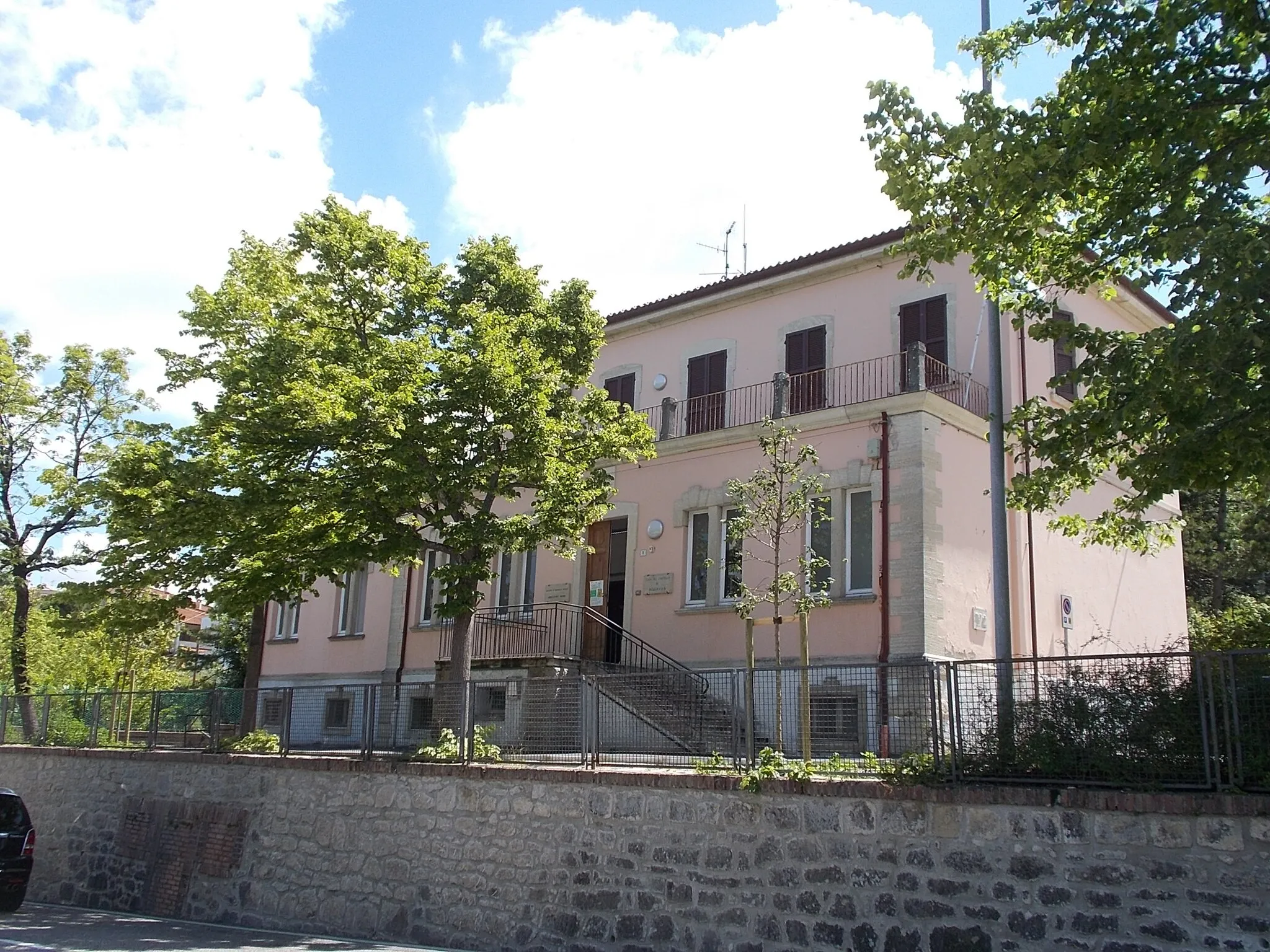Photo showing: Acquaviva - postaépület