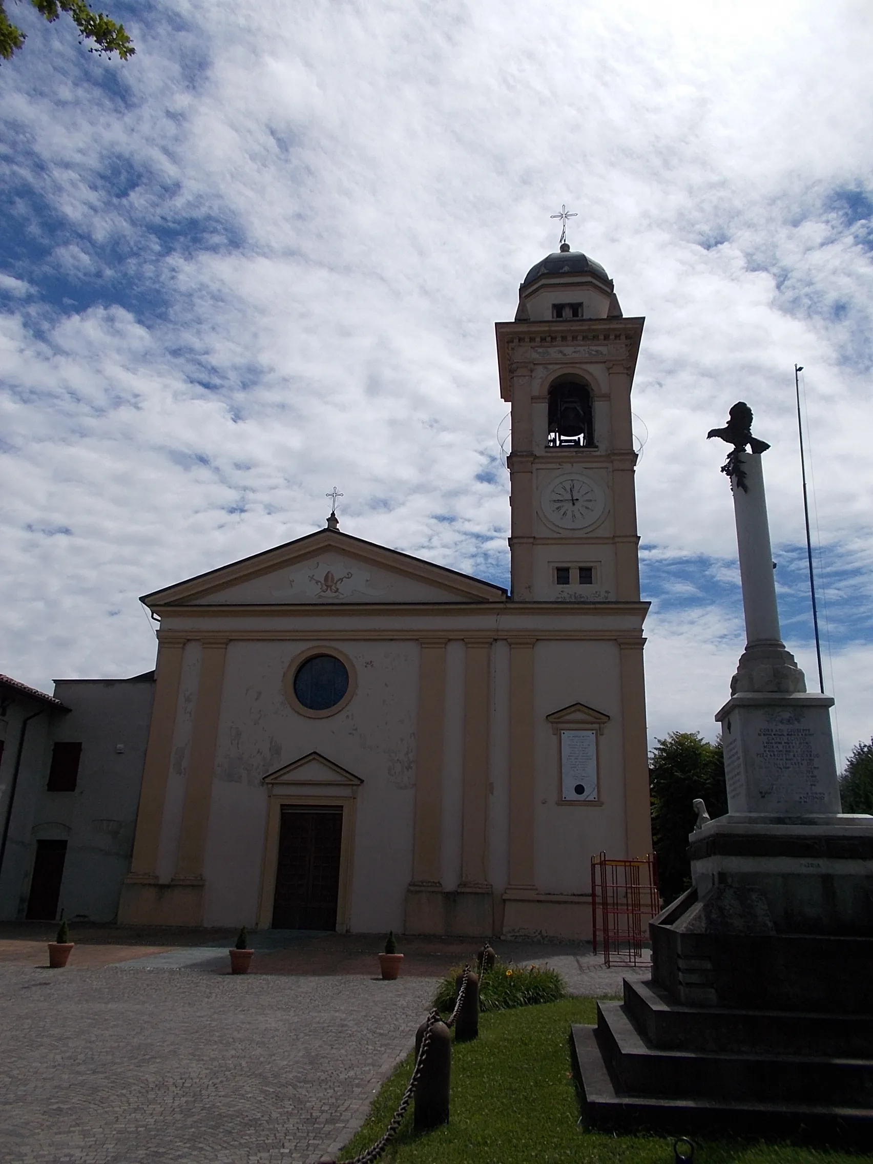 Photo showing: Sorbolo Mezzani - Coenzo - San Siro-templom