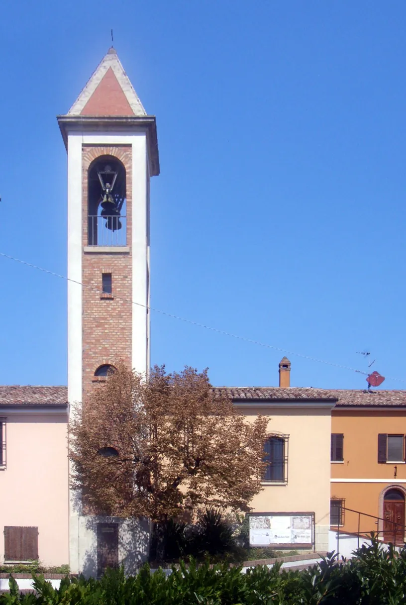 Photo showing: Falciano (SM), Kirche des Apostels Petrus.