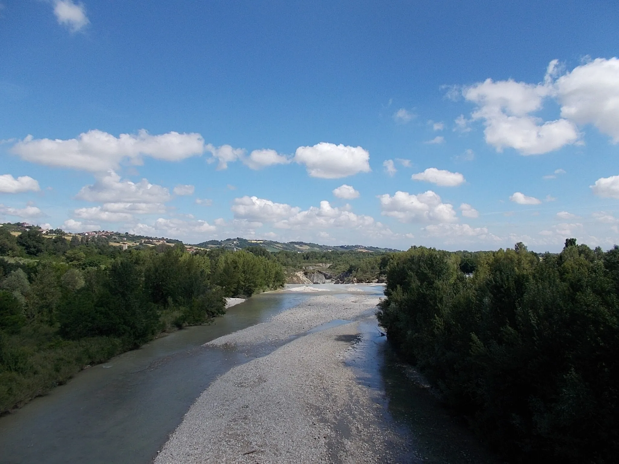 Photo showing: Verucchio - a Marecchia-hídja