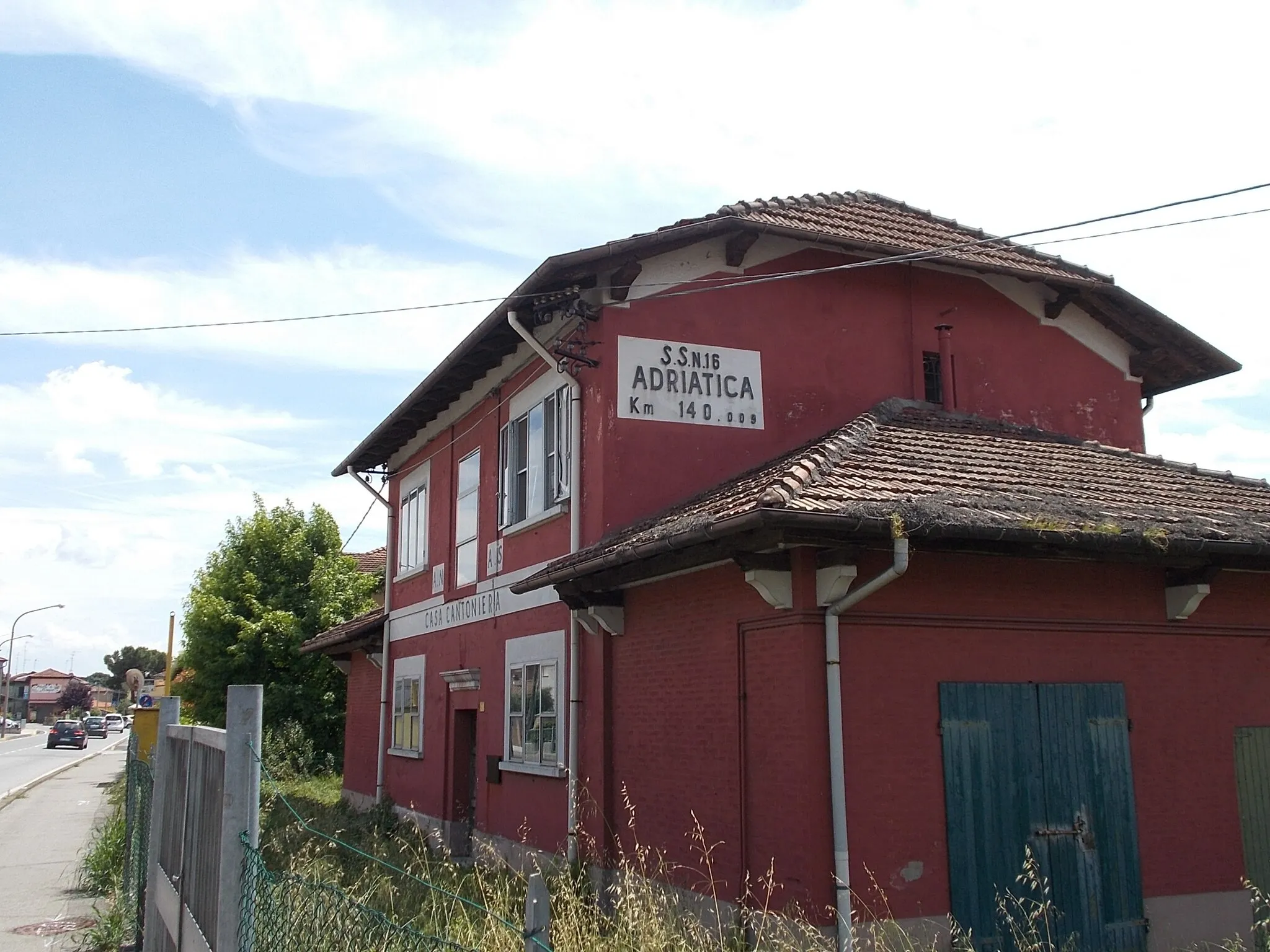 Photo showing: Bagnacavallo - Glorie - régi útkarbantartó ház (casa cantoniera)