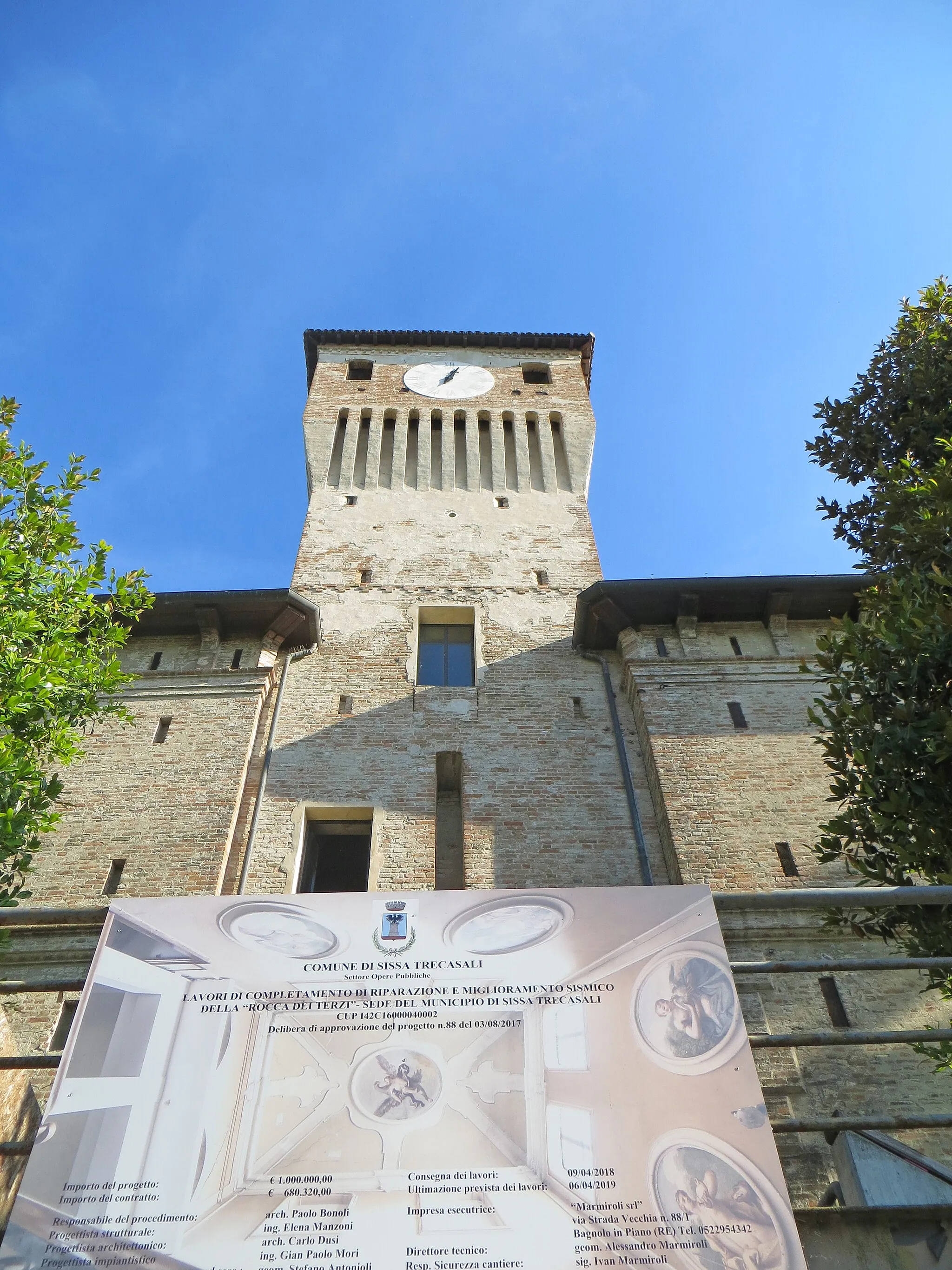 Photo showing: Rocca dei Terzi (Sissa) - facciata