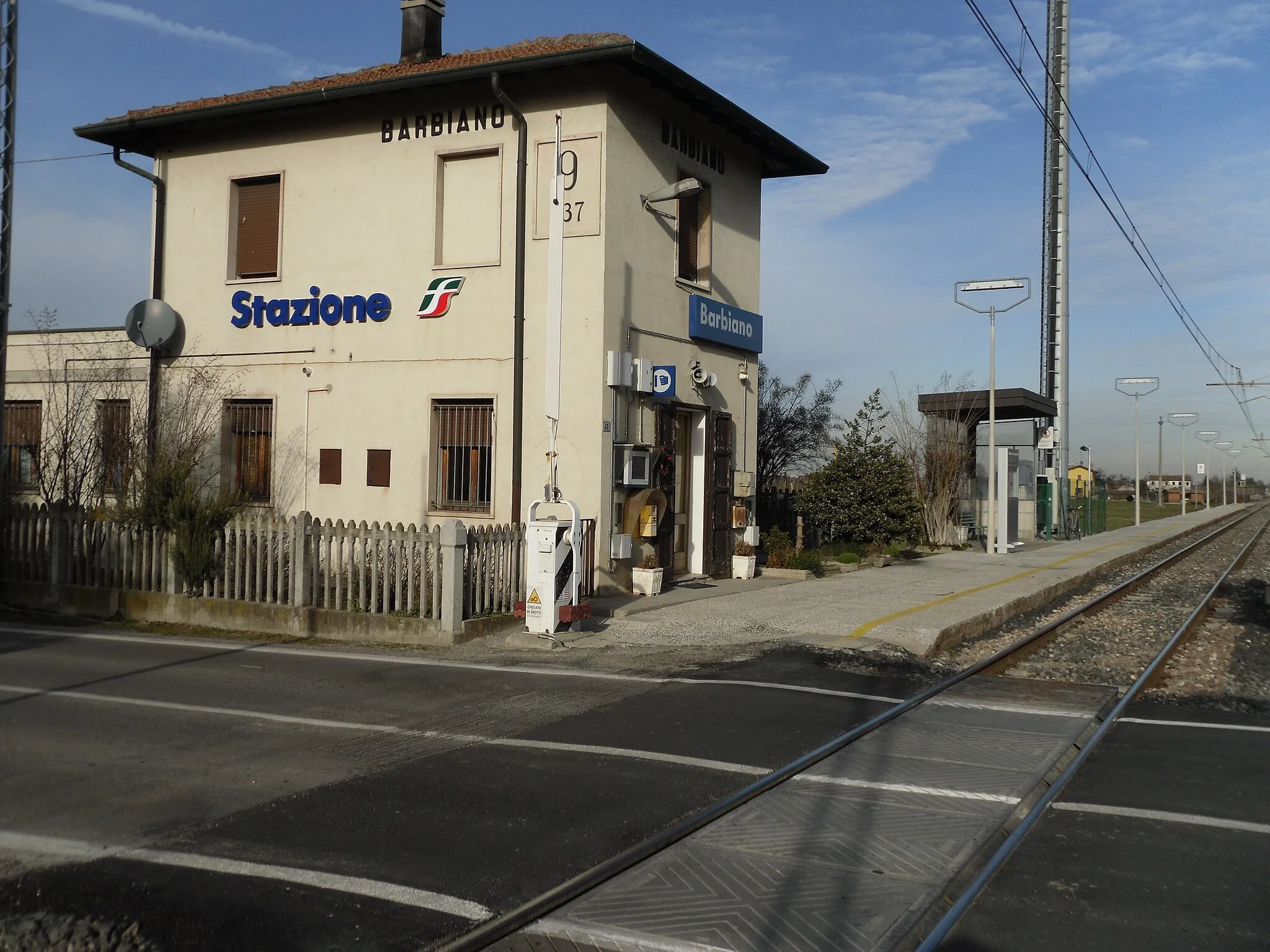 Photo showing: Barbiano railway station