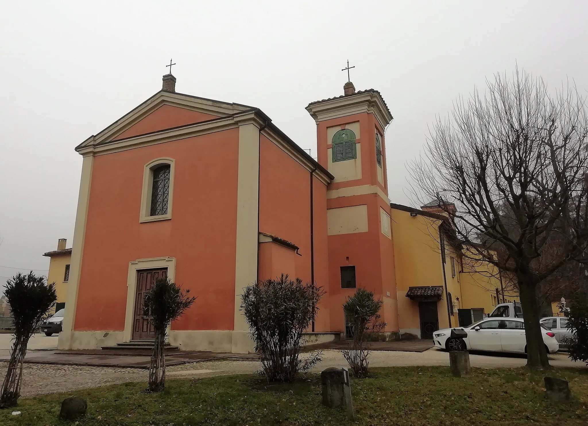 Photo showing: Chiesa parrocchiale dei SS. Pietro e Girolamo. Rastignano, Pianoro (BO), Emilia-Romagna, Italia.