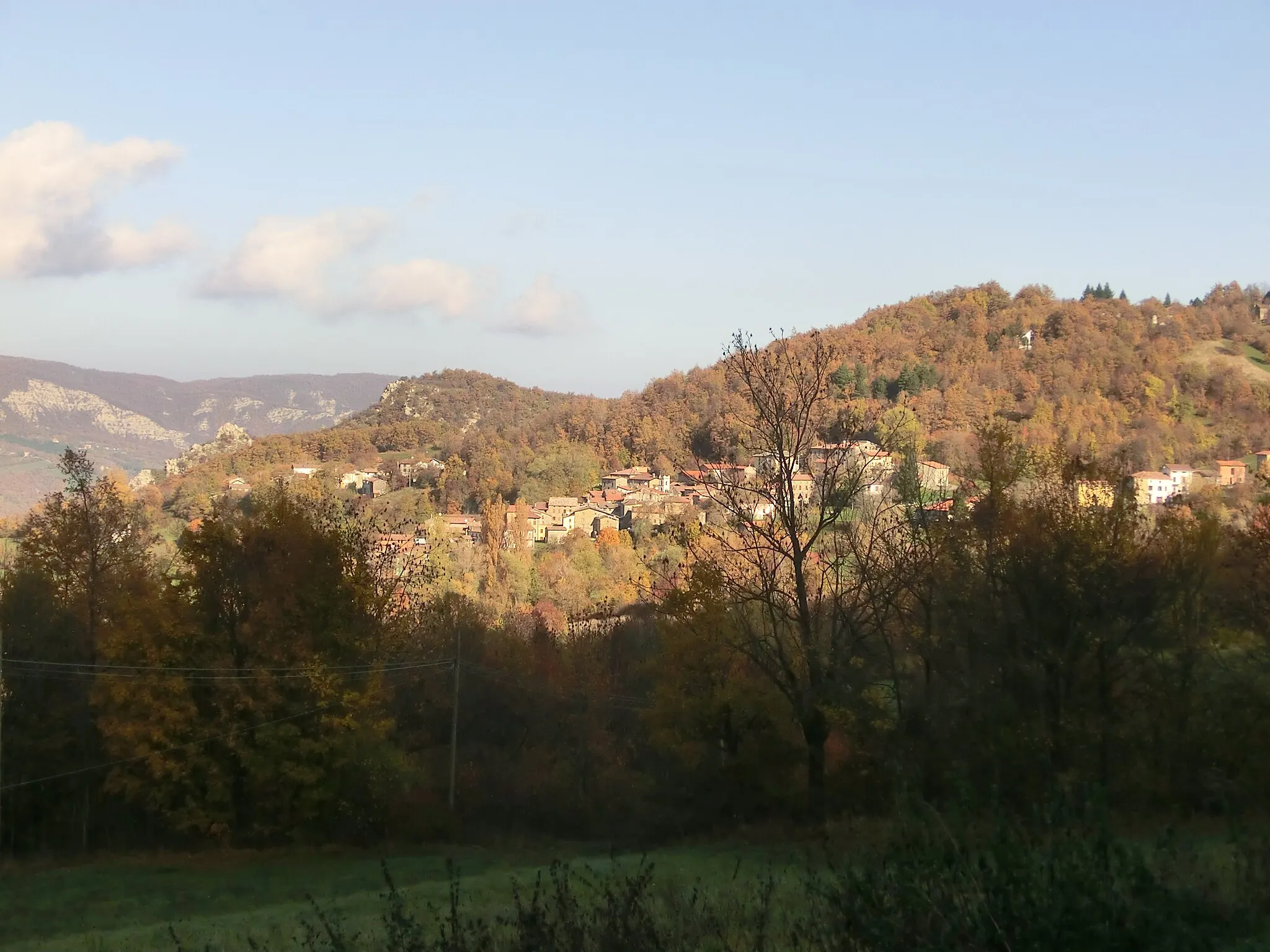 Photo showing: Panorama del centro abitato di Casali