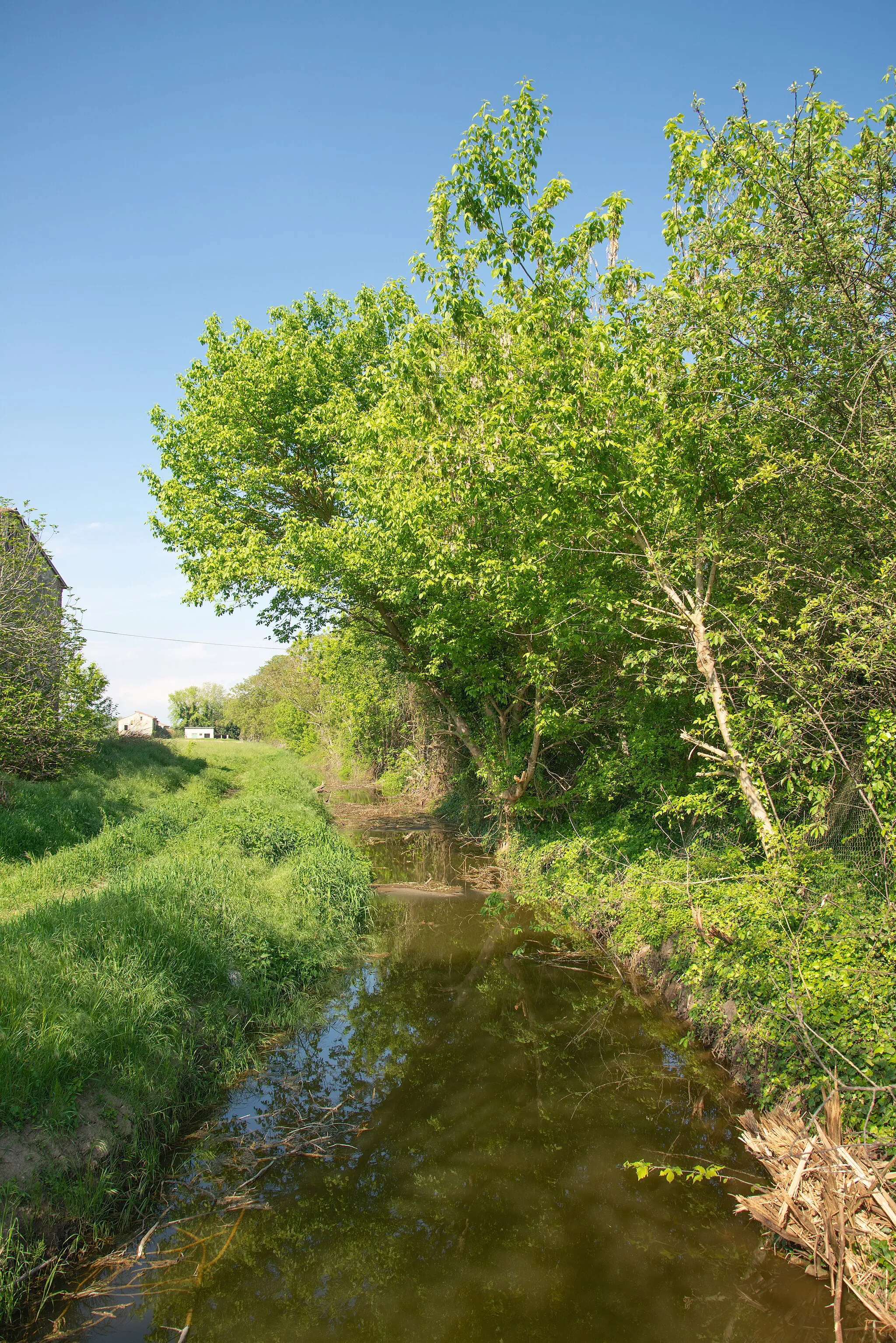 Photo showing: Canale Po Vecchio - Luzzara, Reggio Emilia, Italia