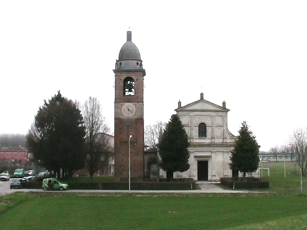 Photo showing: Casalmaggiore - Fossacaprara -Chiesa di San Lorenzo